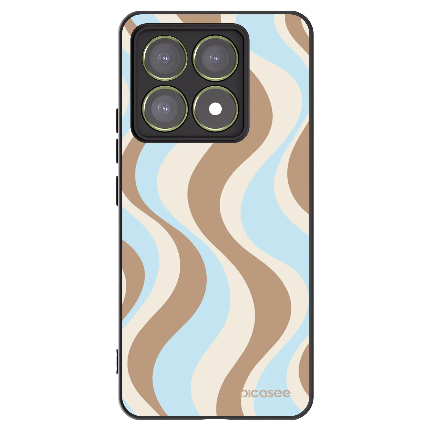 Picasee silikonowe czarne etui na Xiaomi 14T - Abanico Days
