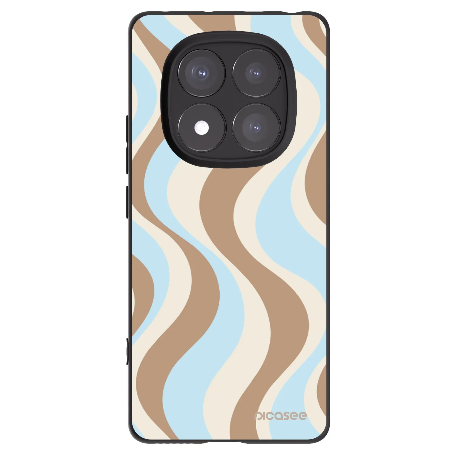 Picasee silikonowe czarne etui na Xiaomi Redmi Note 14 Pro+ 5G - Abanico Days