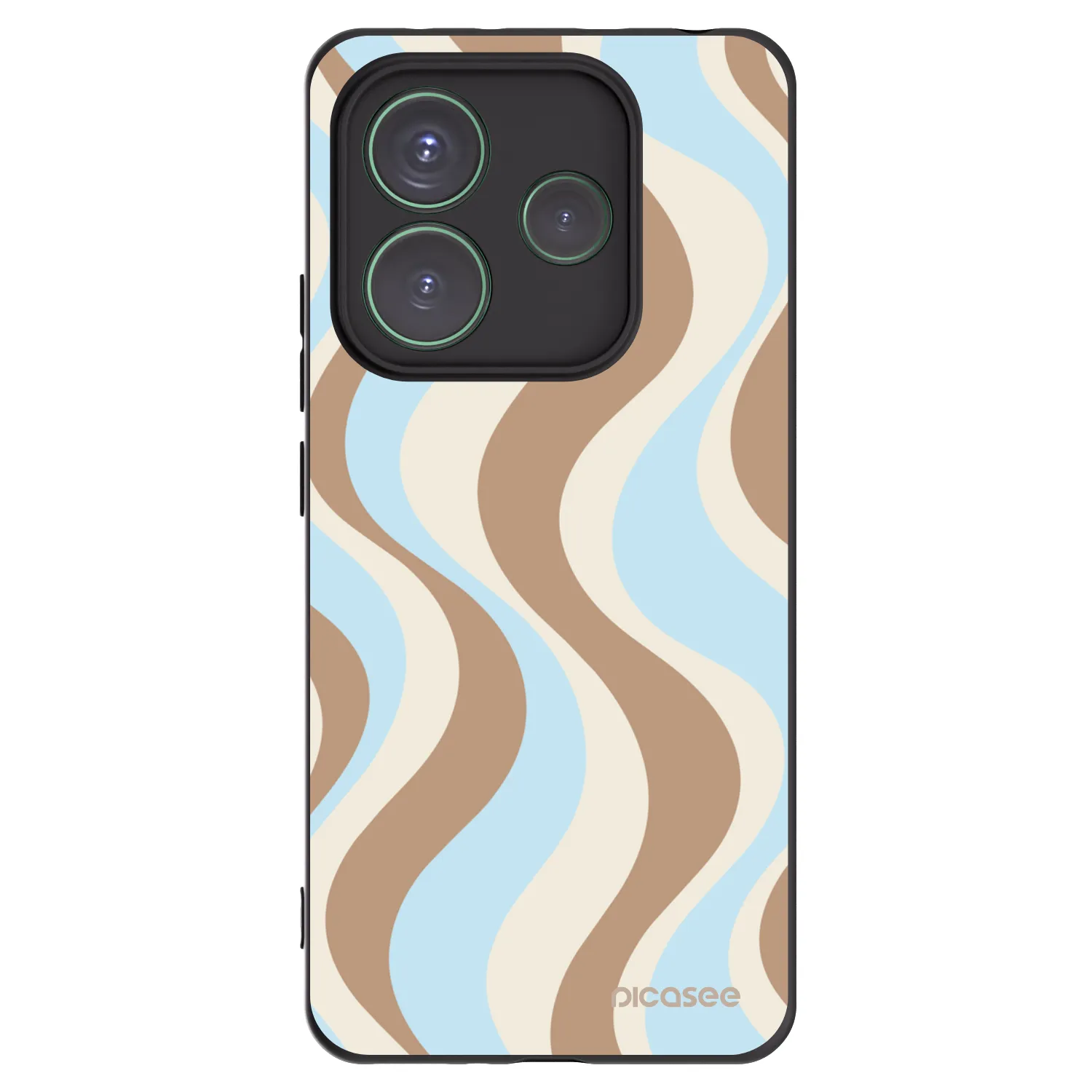 Picasee silikonowe czarne etui na Xiaomi Redmi Note 14 5G - Abanico Days