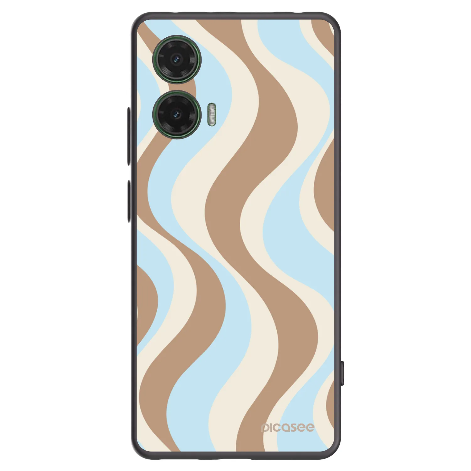 Picasee silikonowe czarne etui na Motorola Moto G35 5G - Abanico Days