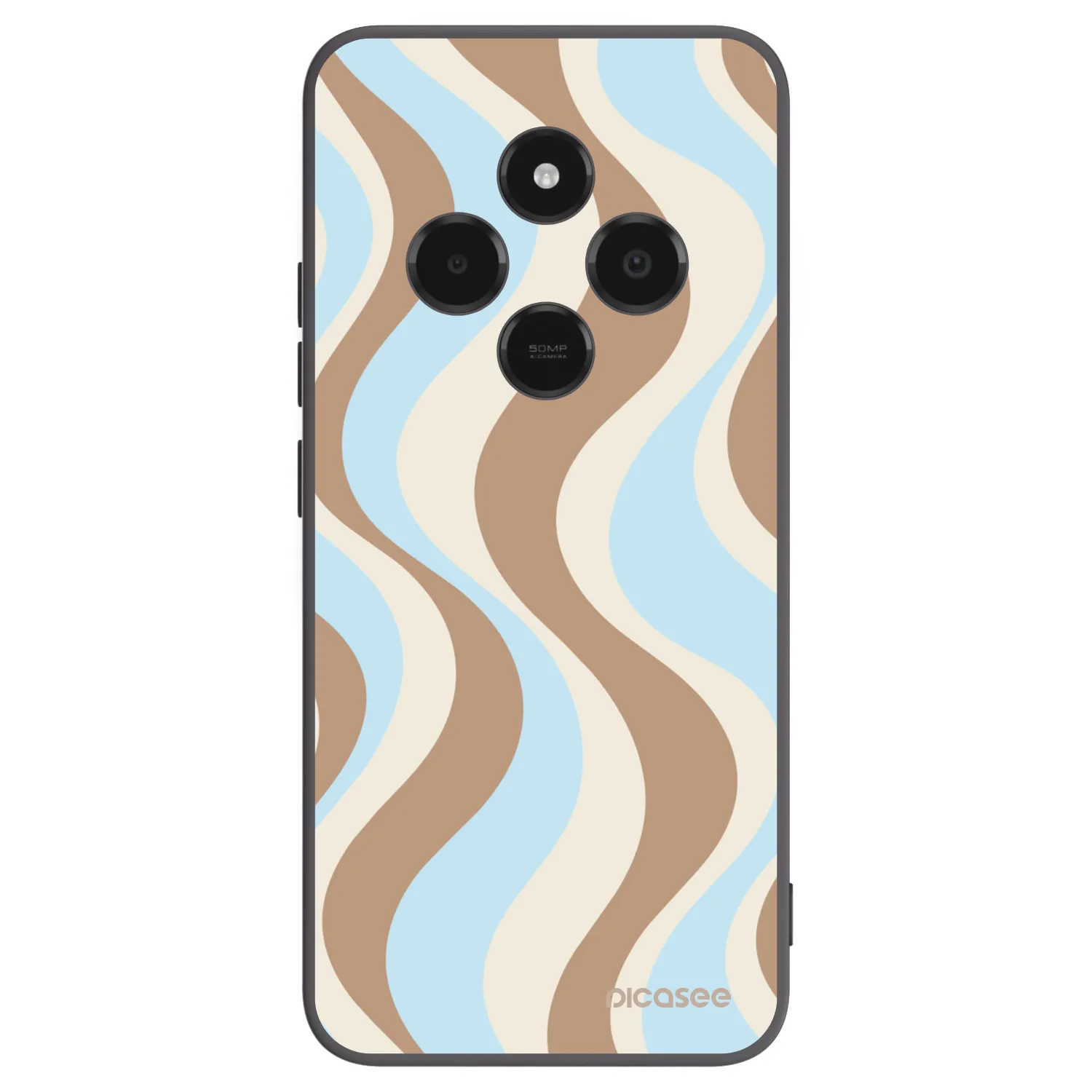 Picasee silikonowe czarne etui na Xiaomi Poco C75 - Abanico Days