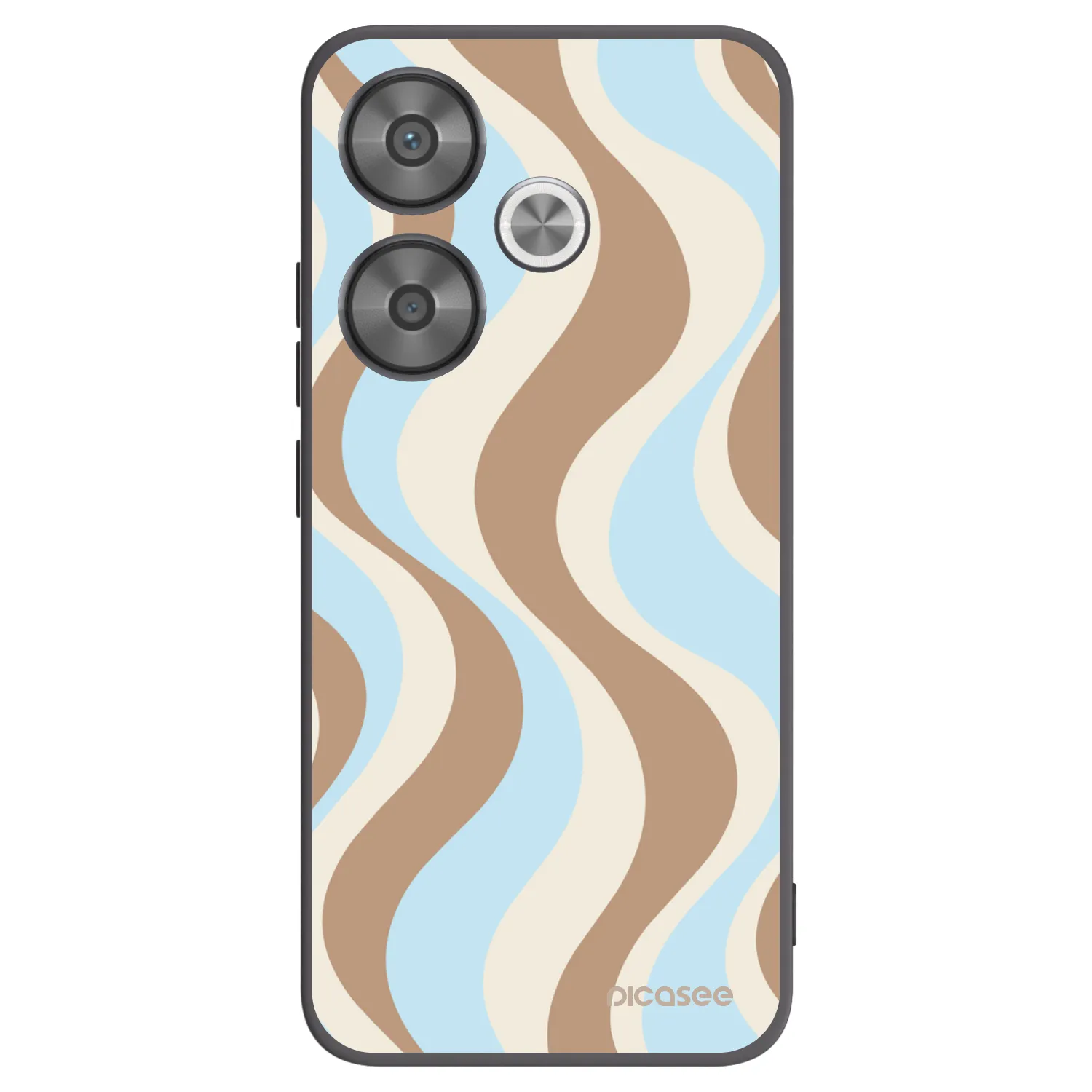 Picasee silikonowe czarne etui na Xiaomi Poco F6 - Abanico Days