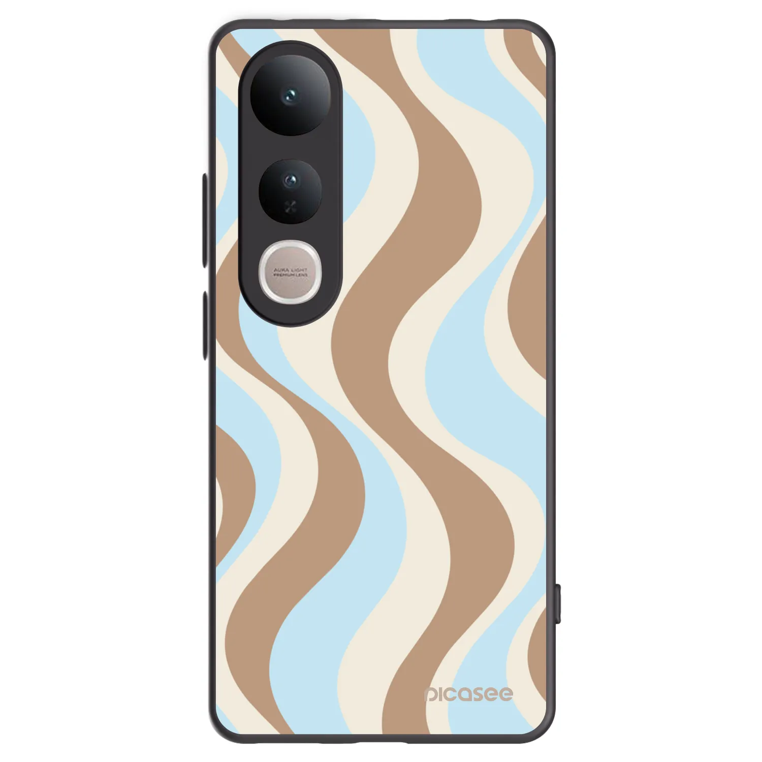 Picasee silikonowe czarne etui na Vivo V50 Lite 5G - Abanico Days
