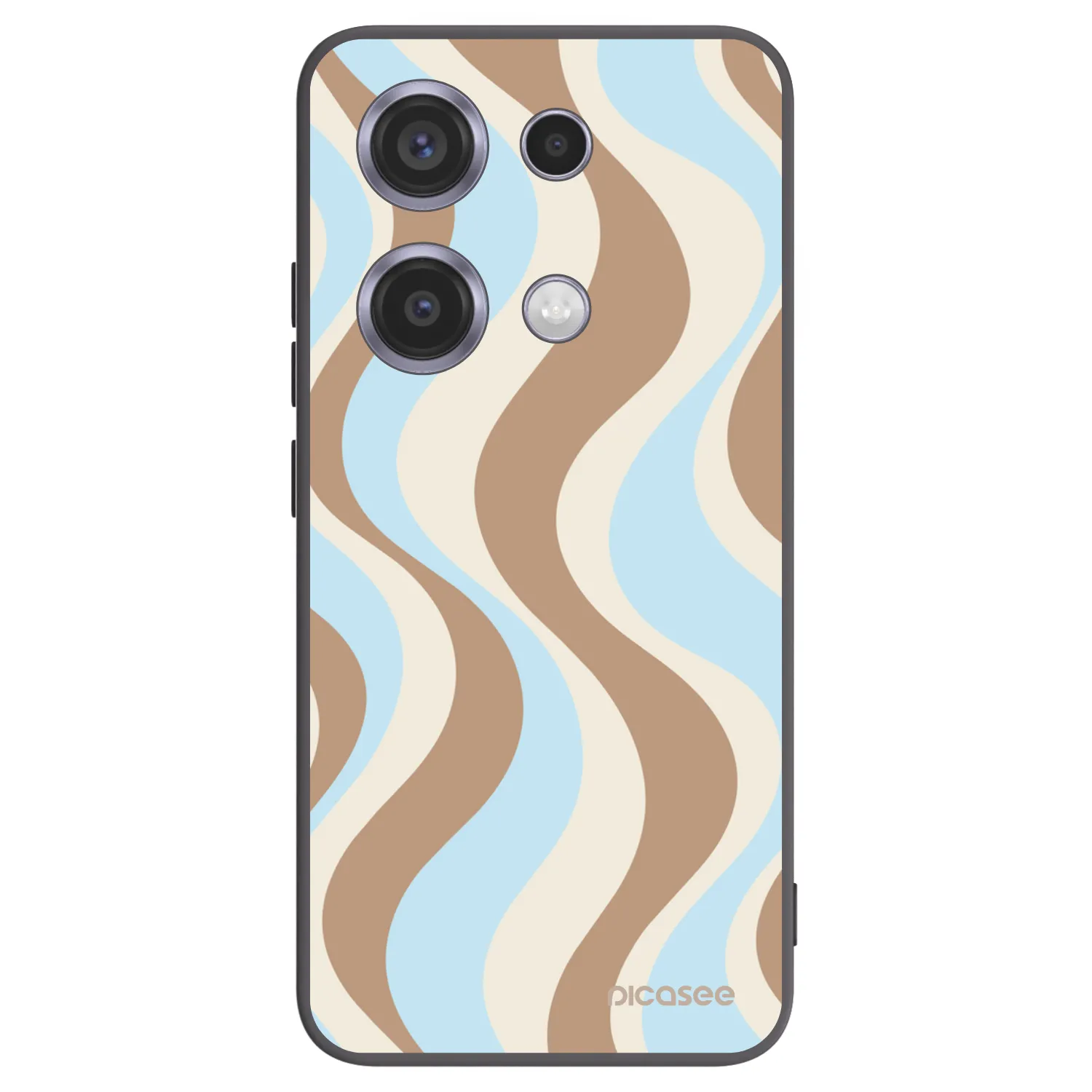 Picasee silikonowe czarne etui na Xiaomi Redmi Note 14S - Abanico Days
