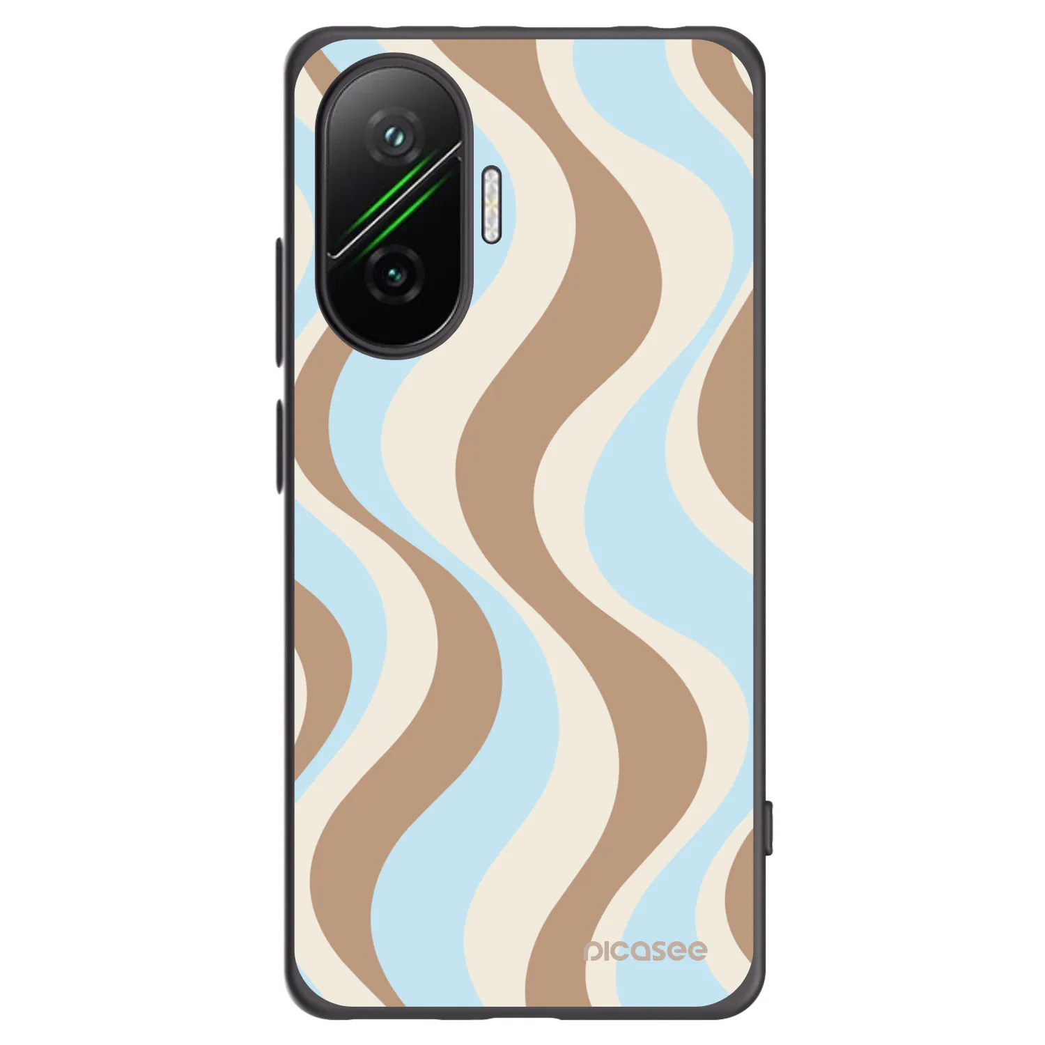 Picasee silikonowe czarne etui na Xiaomi Poco F7 5G - Abanico Days