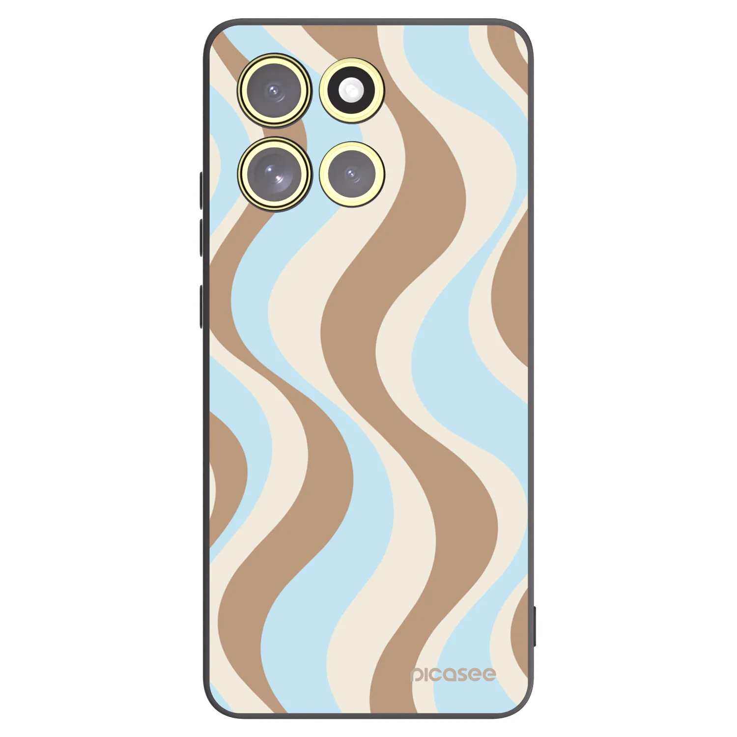 Picasee silikonowe czarne etui na Motorola Moto G86 5G - Abanico Days