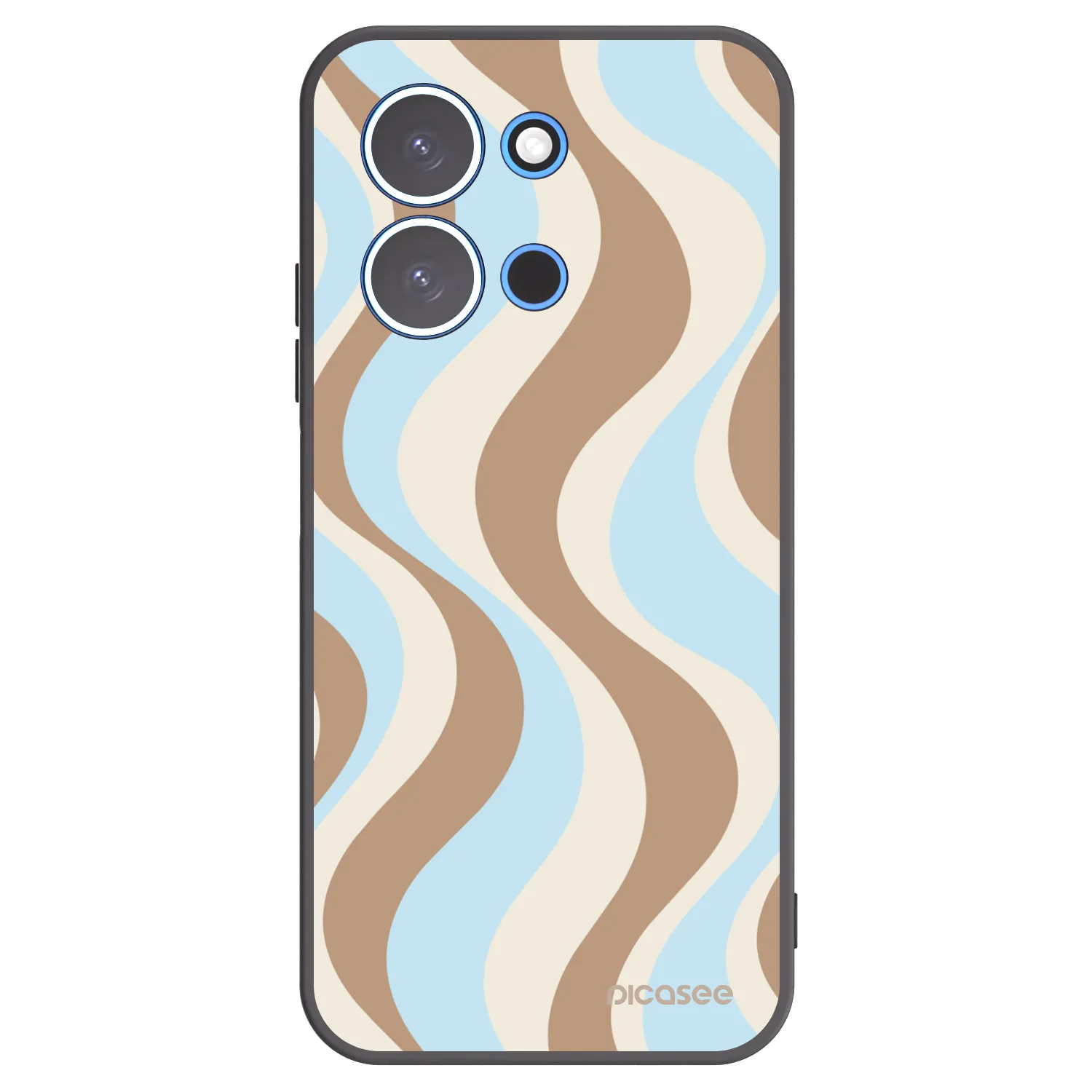 Picasee silikonowe czarne etui na Xiaomi Redmi 15C 4G - Abanico Days