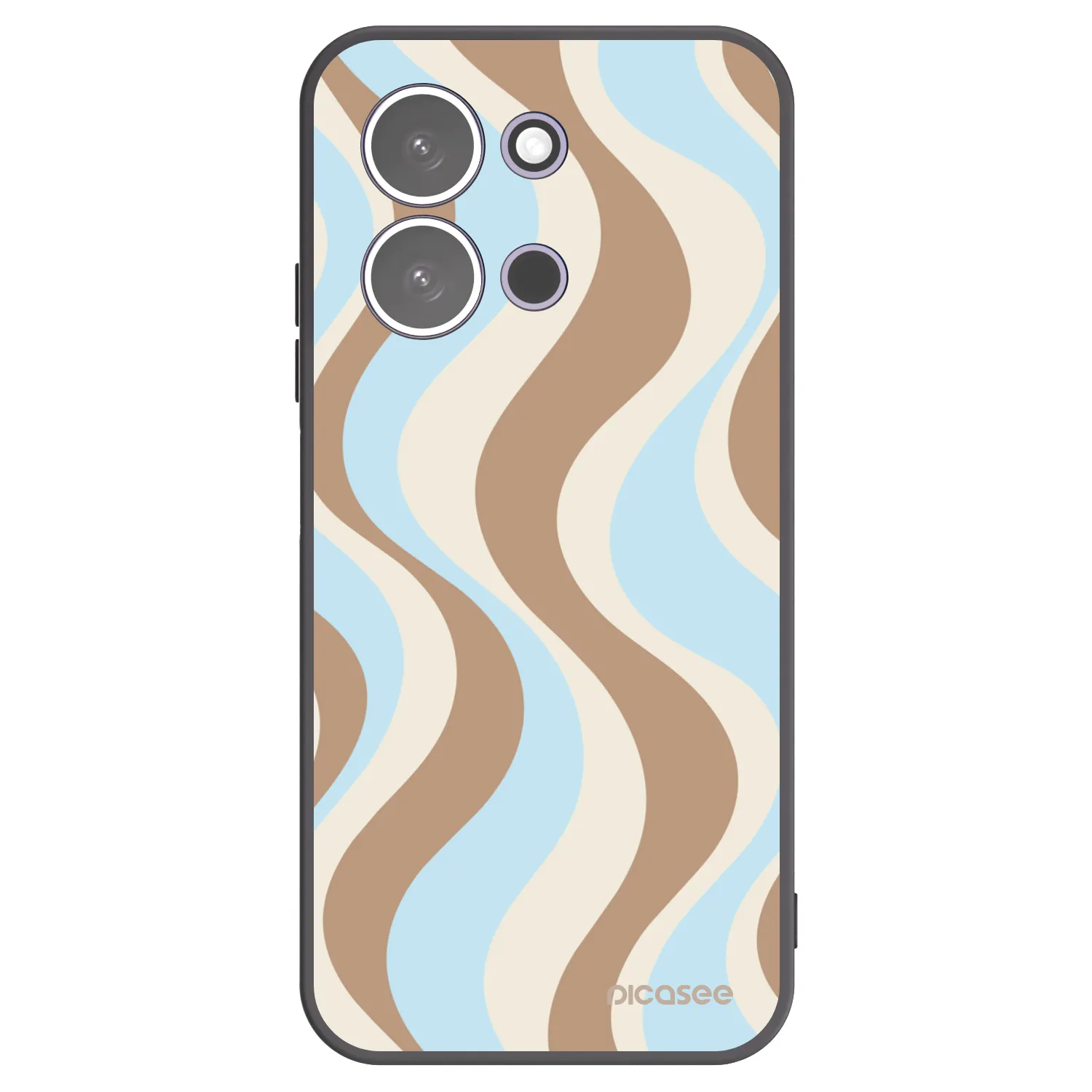 Picasee silikonowe czarne etui na Xiaomi Redmi 15C 5G - Abanico Days
