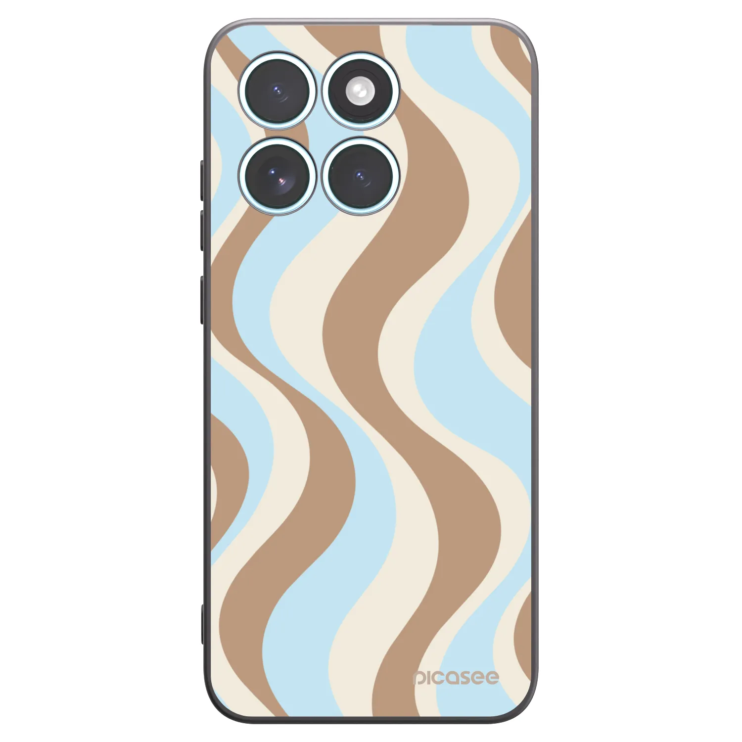 Picasee silikonowe czarne etui na Motorola Edge 70 Fusion - Abanico Days