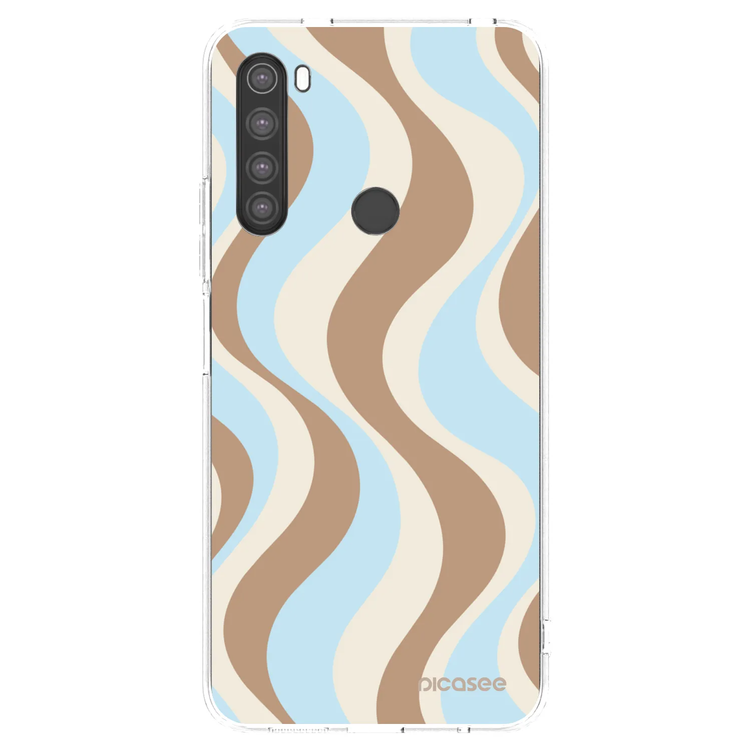 Picasee silikonowe przeźroczyste etui na Xiaomi Redmi Note 8 - Abanico Days
