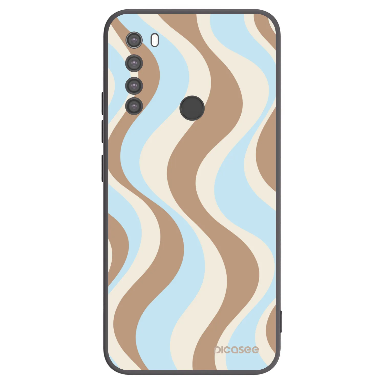 Picasee silikonowe czarne etui na Xiaomi Redmi Note 8 - Abanico Days
