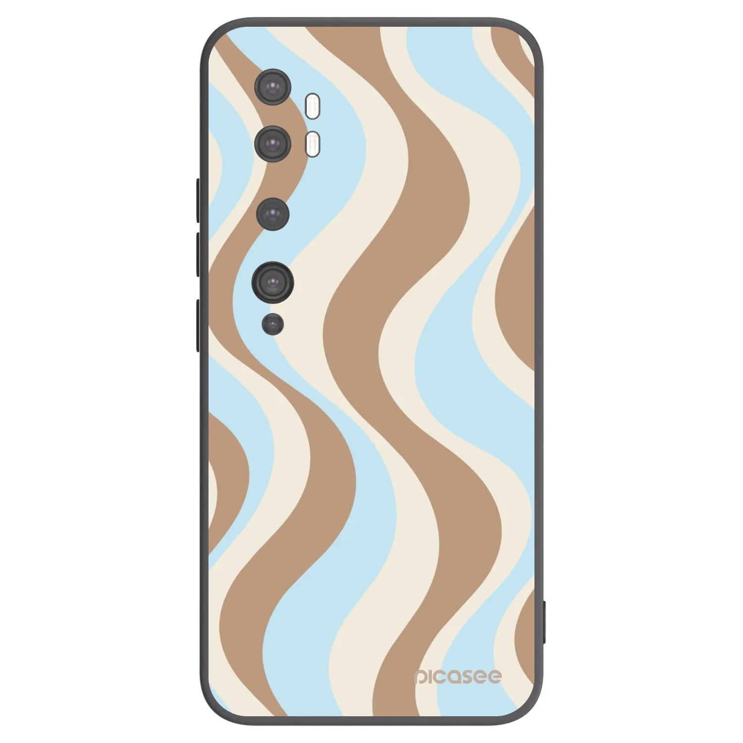 Picasee silikonowe czarne etui na Xiaomi Mi Note 10 (Pro) - Abanico Days