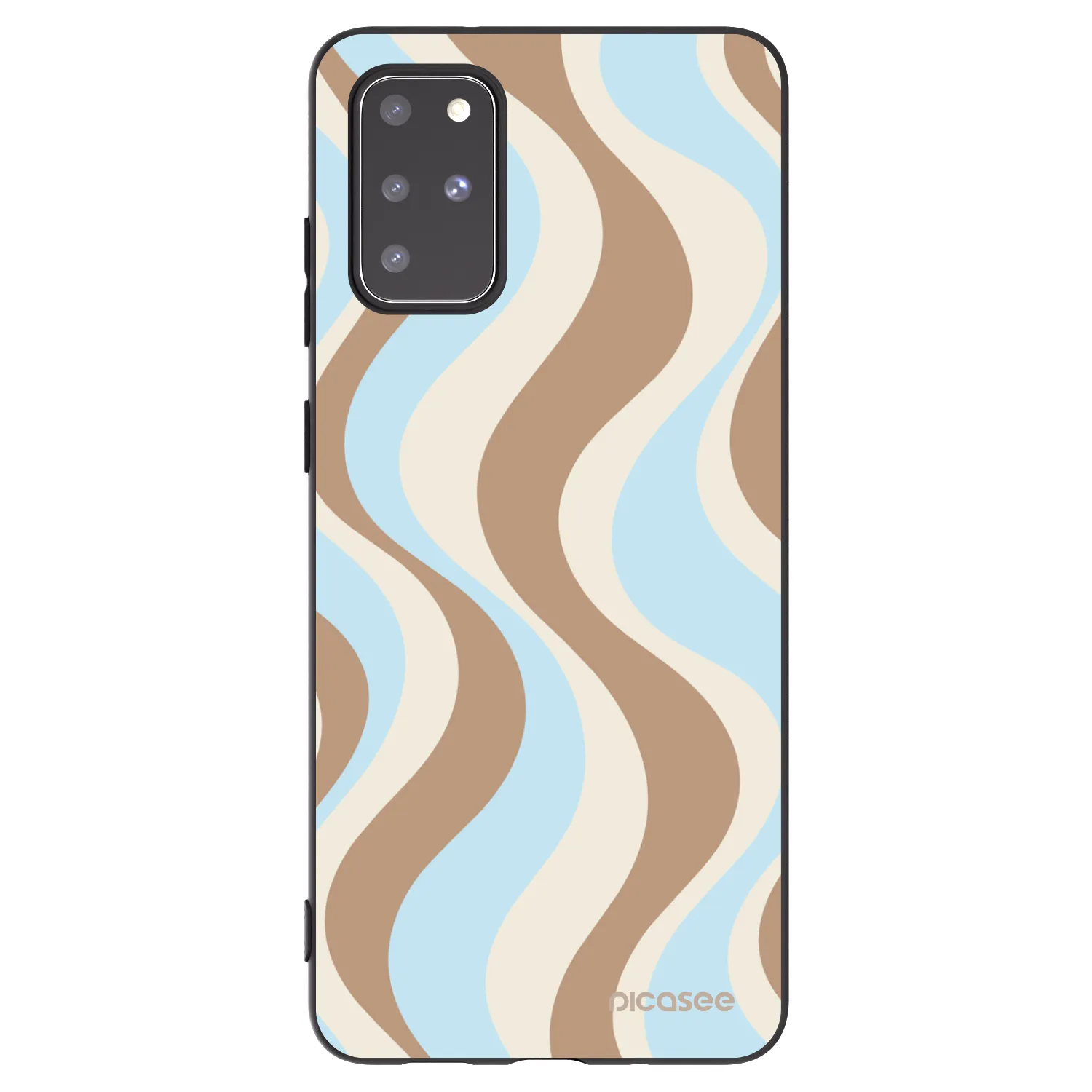 Picasee silikonowe czarne etui na Samsung Galaxy S20+ G985F - Abanico Days