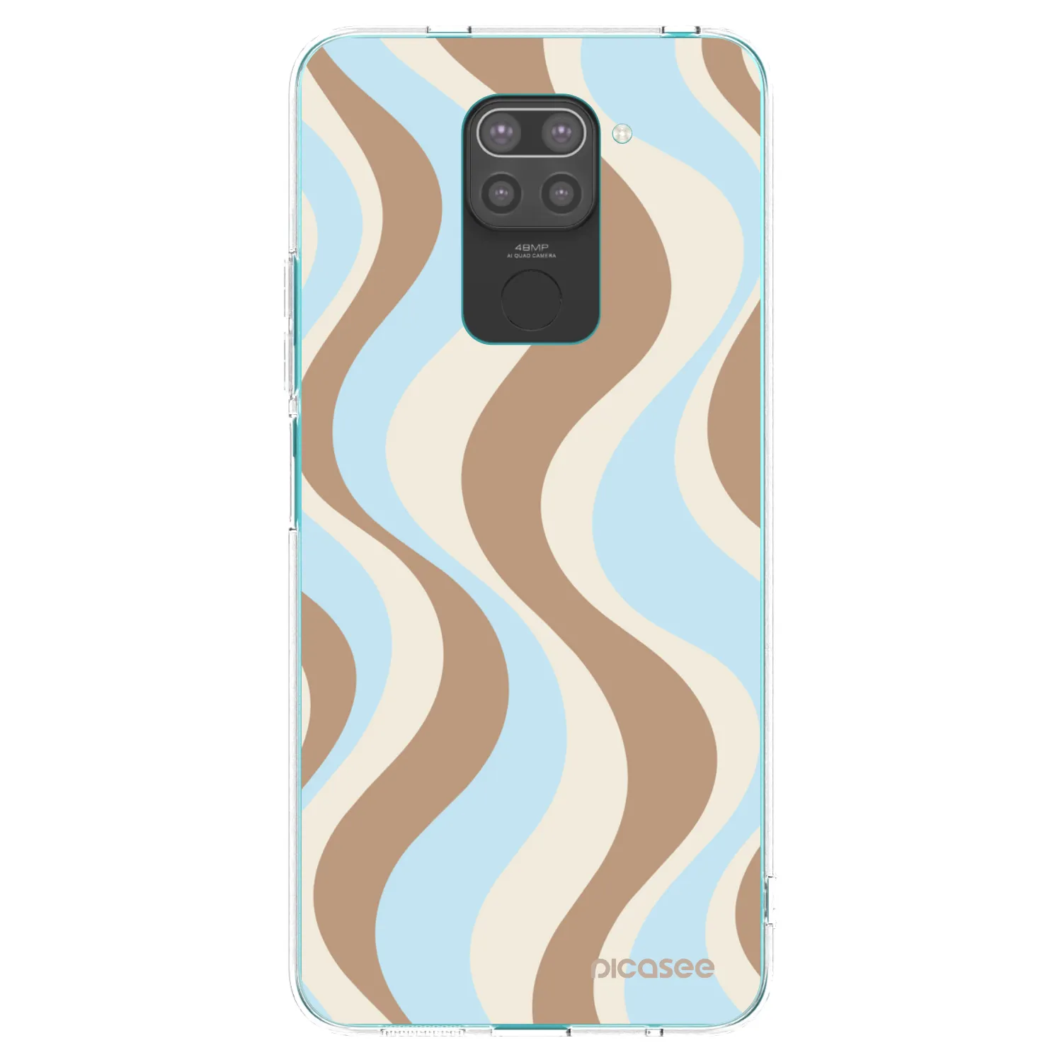 Picasee silikonowe czarne etui na Xiaomi Redmi Note 9 - Abanico Days