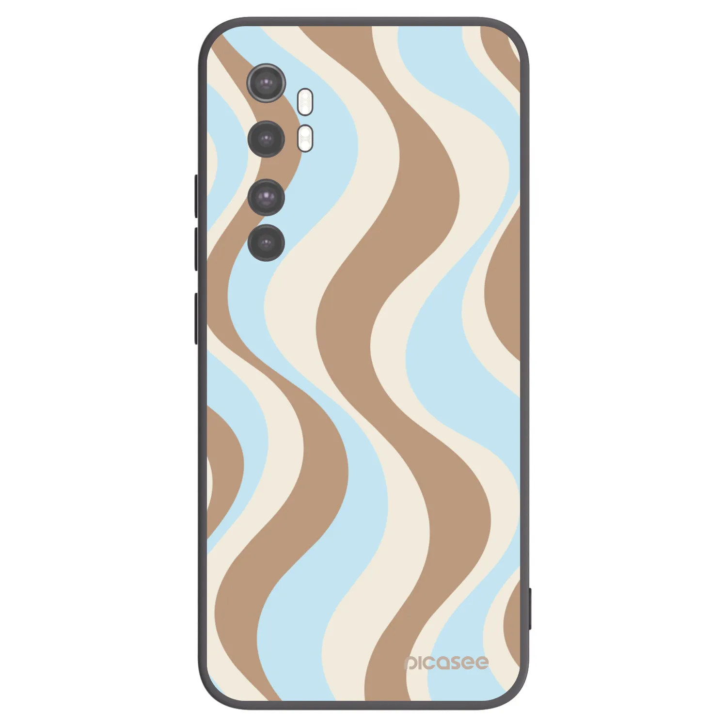 Picasee silikonowe czarne etui na Xiaomi Mi Note 10 Lite - Abanico Days