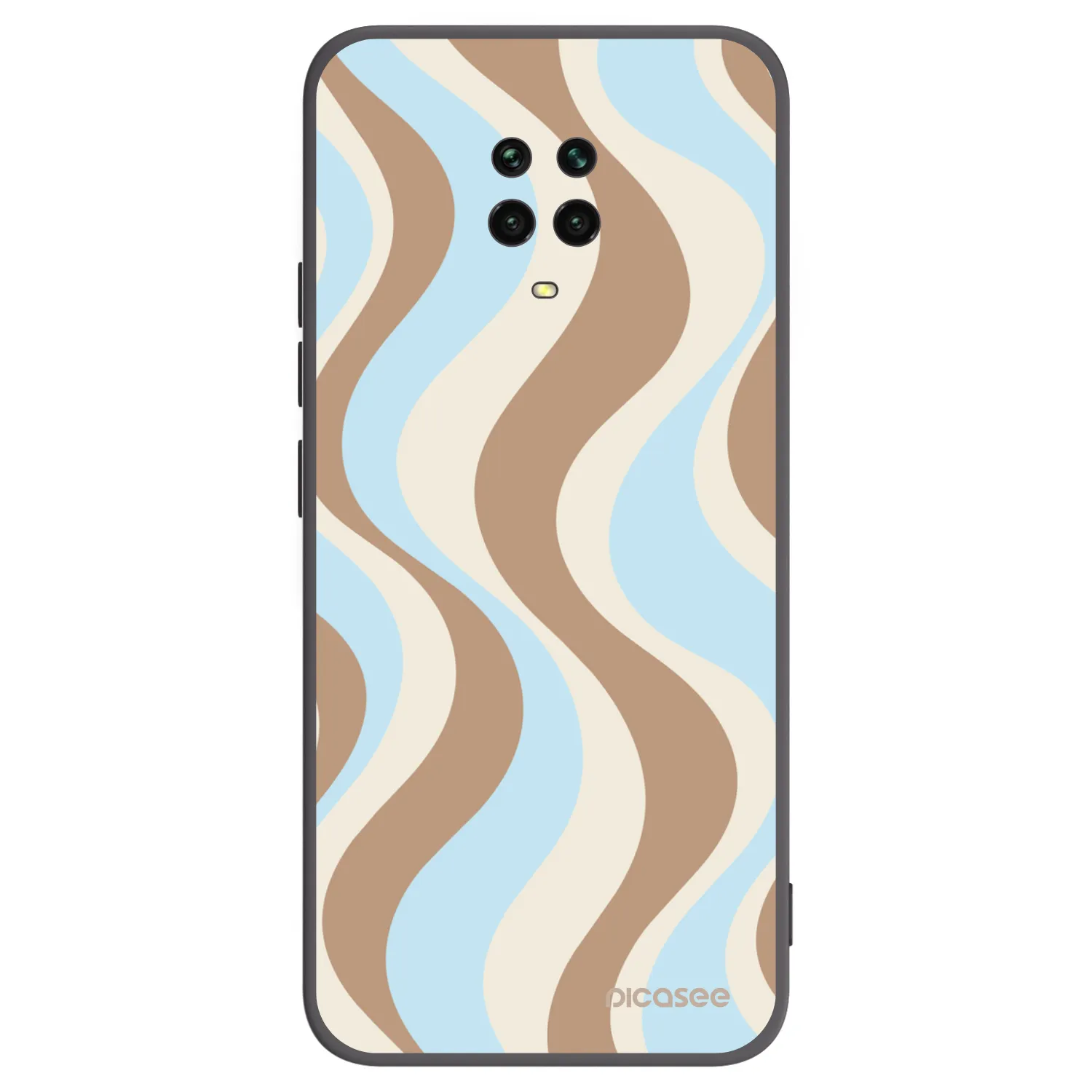 Picasee silikonowe czarne etui na Xiaomi Redmi Note 9S - Abanico Days