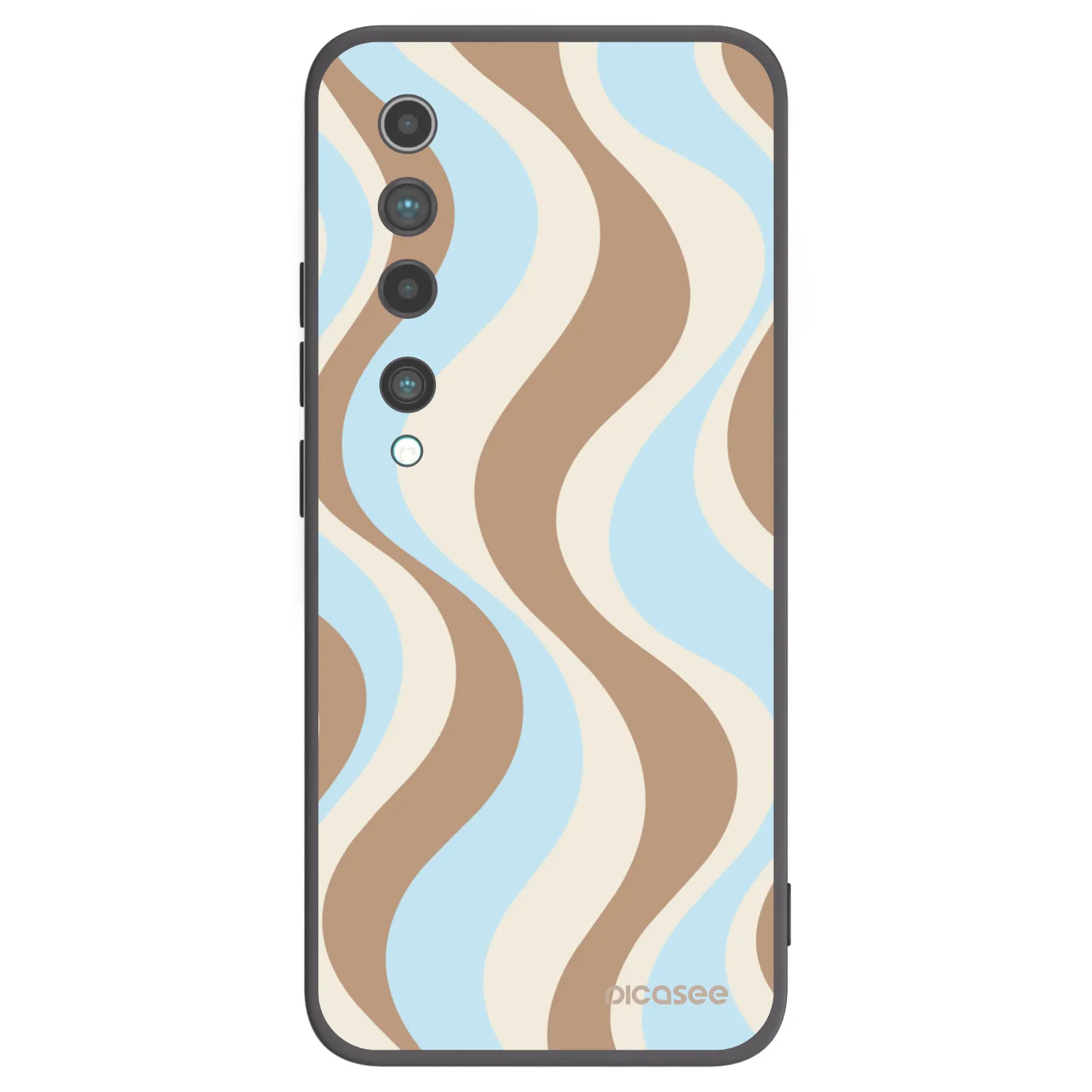 Picasee silikonowe czarne etui na Xiaomi Mi 10 - Abanico Days