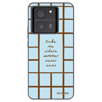 Picasee silikonowe czarne etui na Xiaomi 13T - Shutter Season