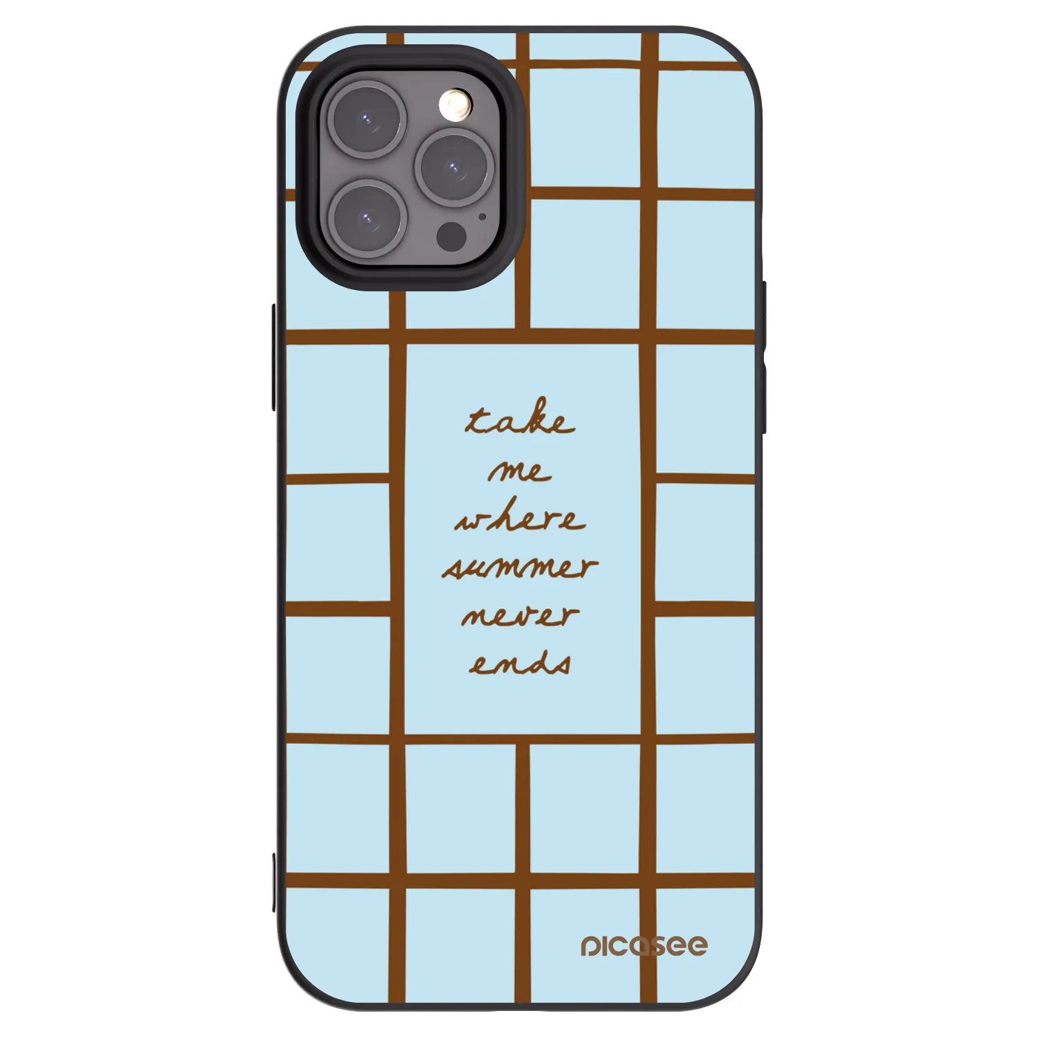 Picasee silikonowe czarne etui na Apple iPhone 12 Pro Max - Shutter Season