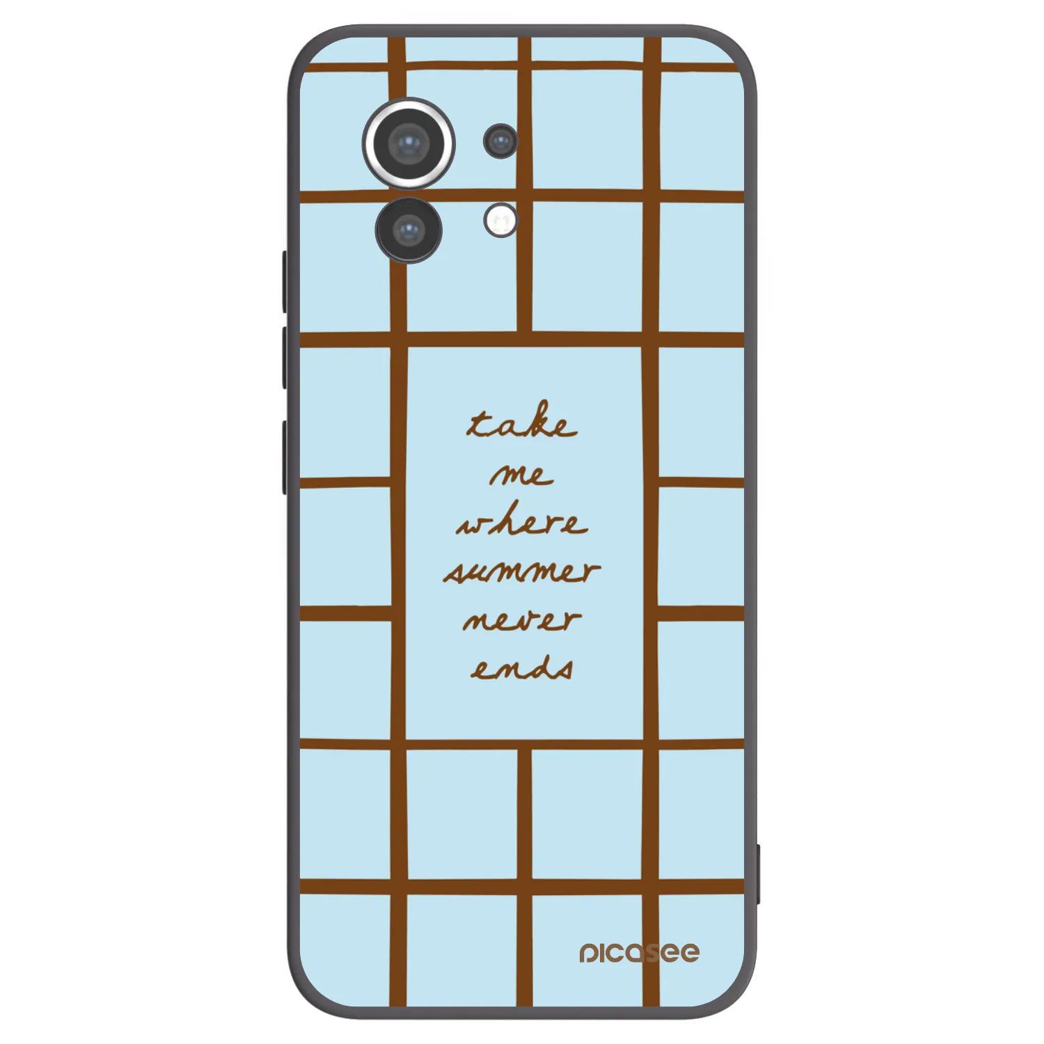 Picasee silikonowe czarne etui na Xiaomi Mi 11 - Shutter Season