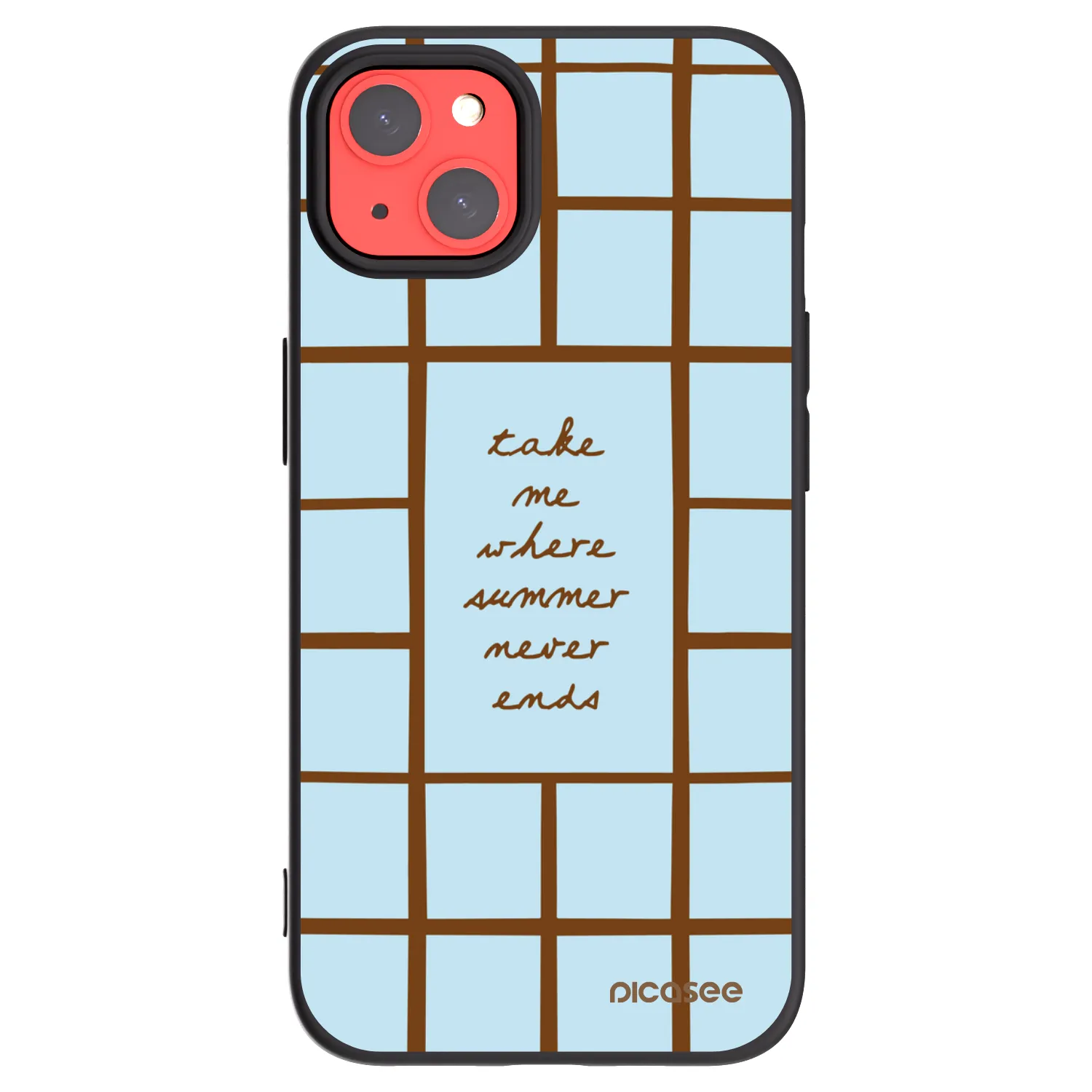 Picasee silikonowe czarne etui na Apple iPhone 13 - Shutter Season