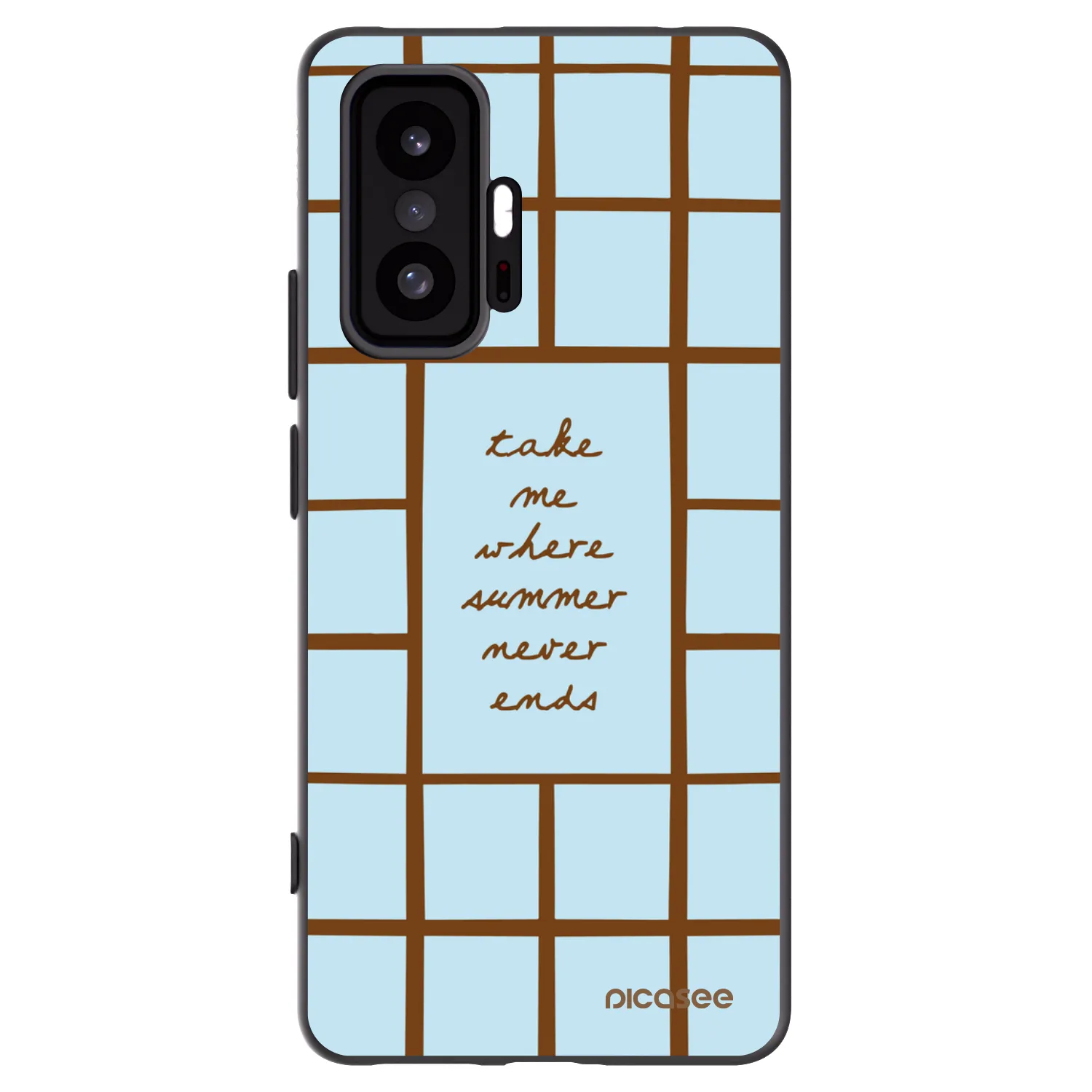 Picasee silikonowe czarne etui na Xiaomi 11T Pro - Shutter Season