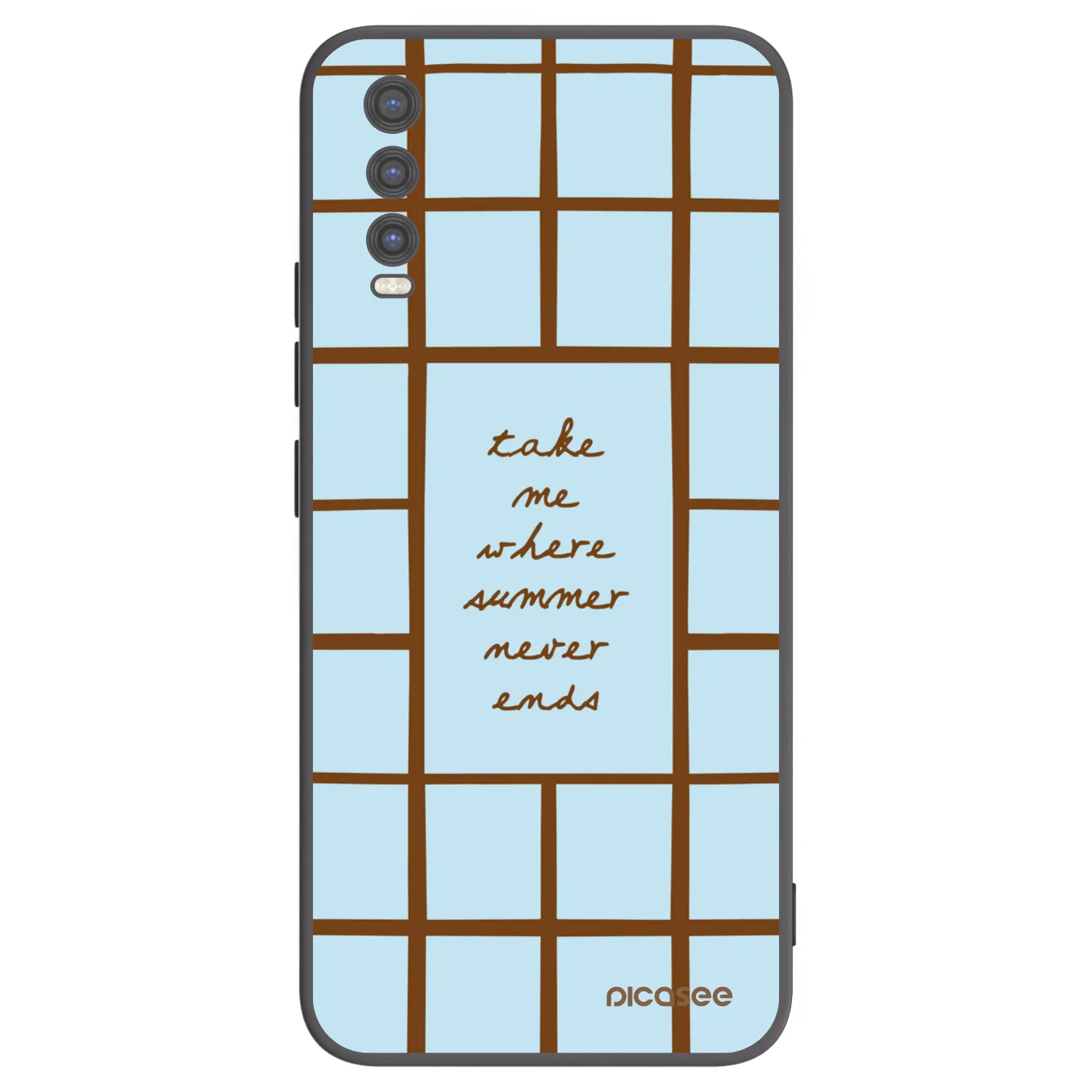 Picasee silikonowe czarne etui na Vivo Y20s - Shutter Season