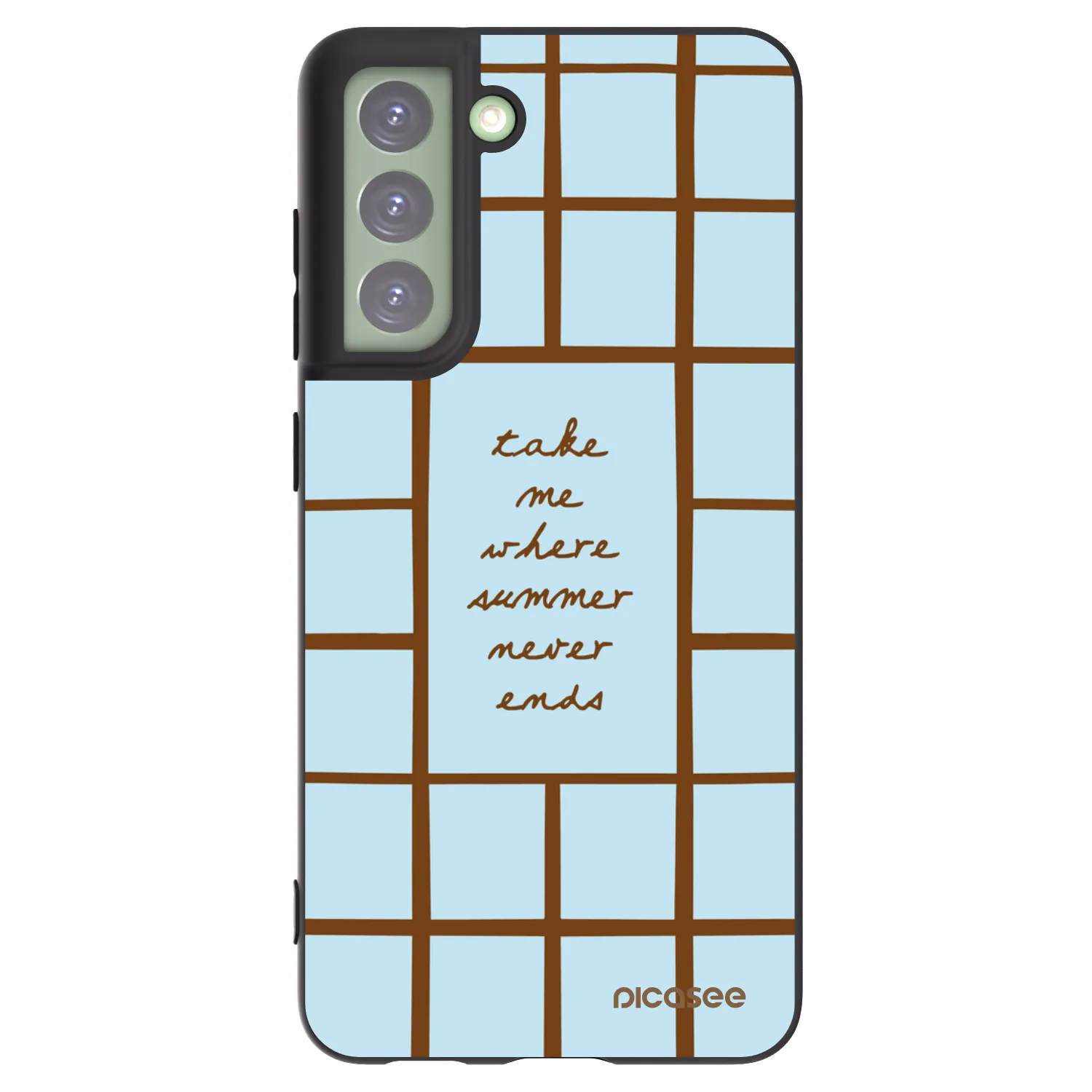 Picasee silikonowe czarne etui na Samsung Galaxy S21 FE 5G - Shutter Season