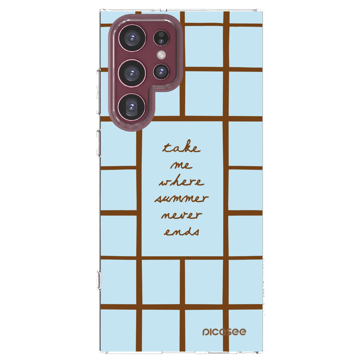 Picasee silikonowe przeźroczyste etui na Samsung Galaxy S22 Ultra 5G - Shutter Season