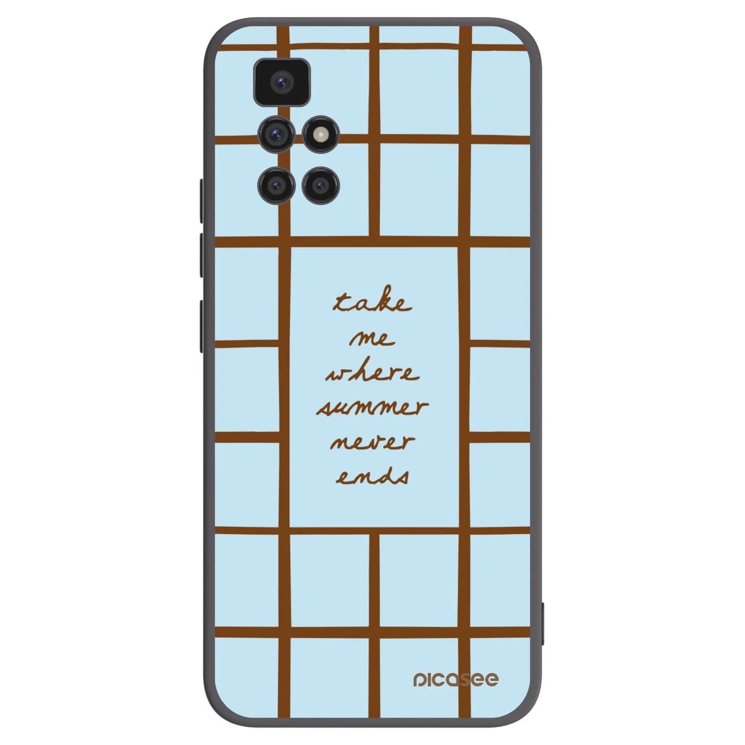 Picasee silikonowe czarne etui na Xiaomi Redmi 10 (2022) - Shutter Season