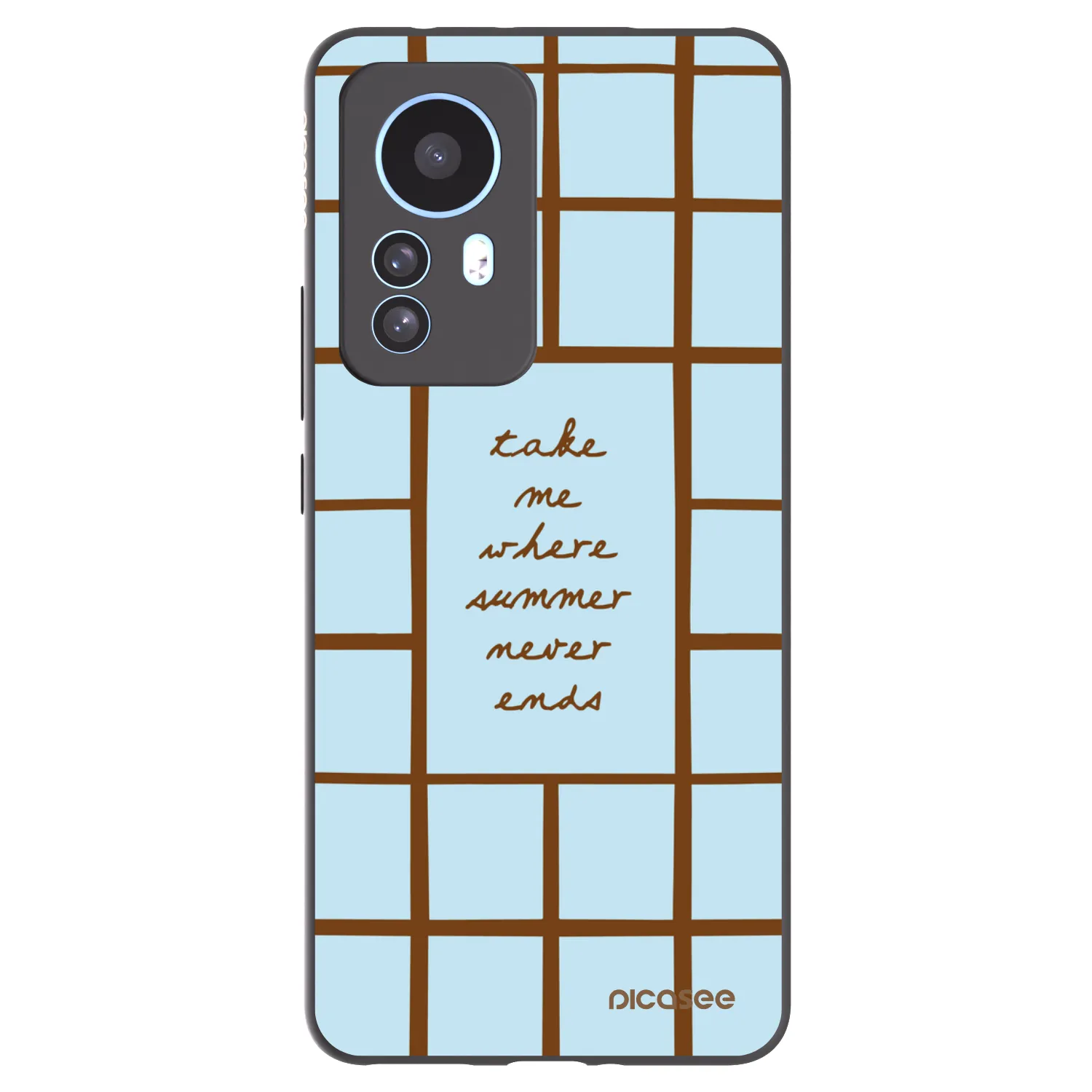 Picasee silikonowe czarne etui na Xiaomi 12T Pro - Shutter Season