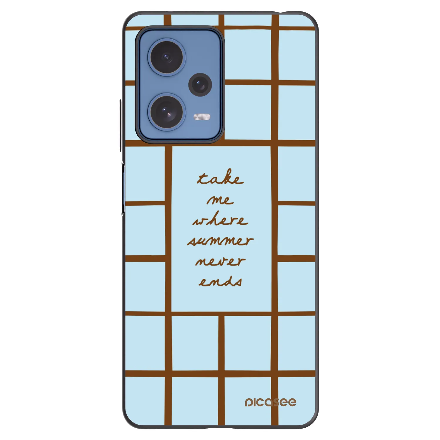 Picasee silikonowe czarne etui na Xiaomi Redmi Note 12 Pro 5G - Shutter Season