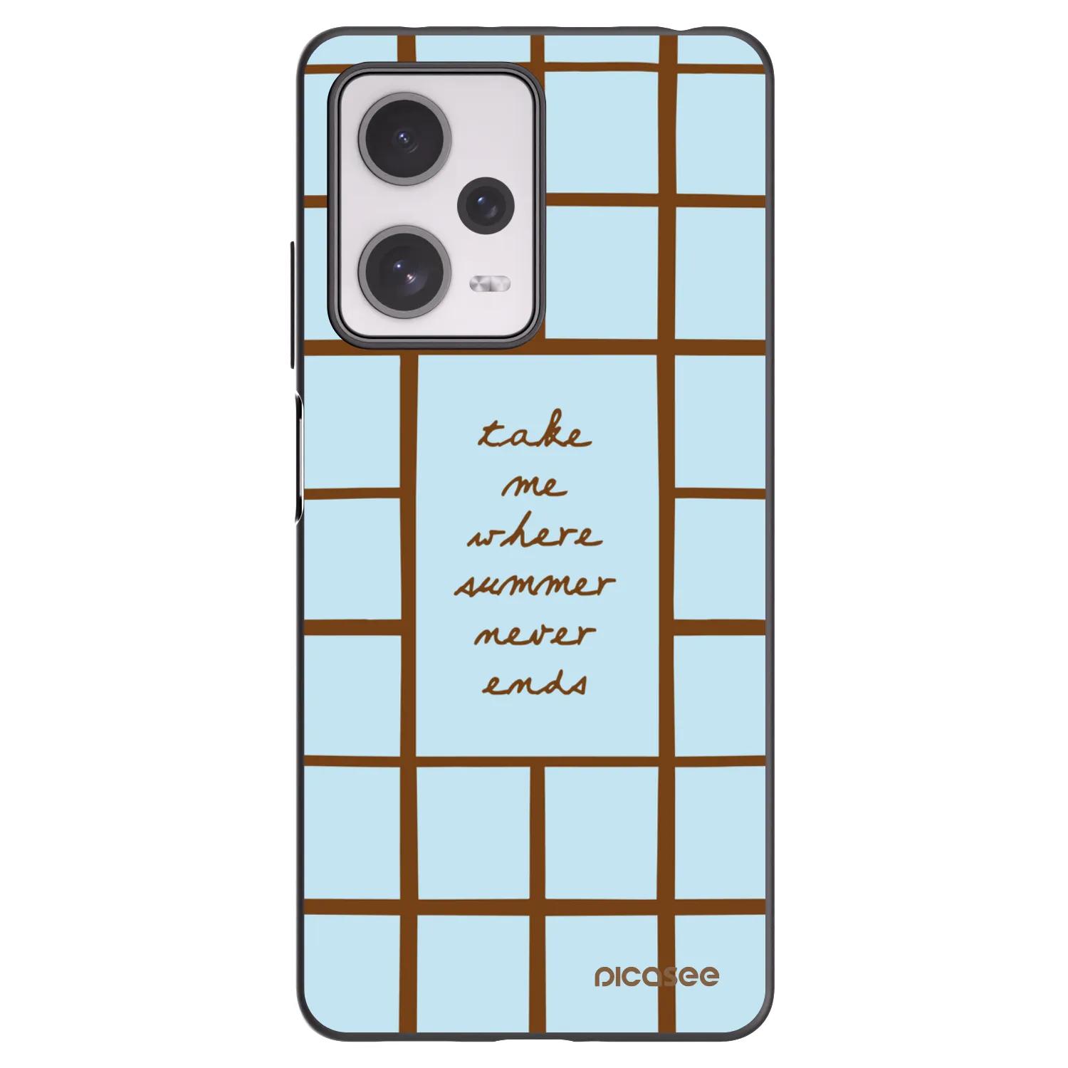 Picasee silikonowe czarne etui na Xiaomi Redmi Note 12 Pro+ 5G - Shutter Season