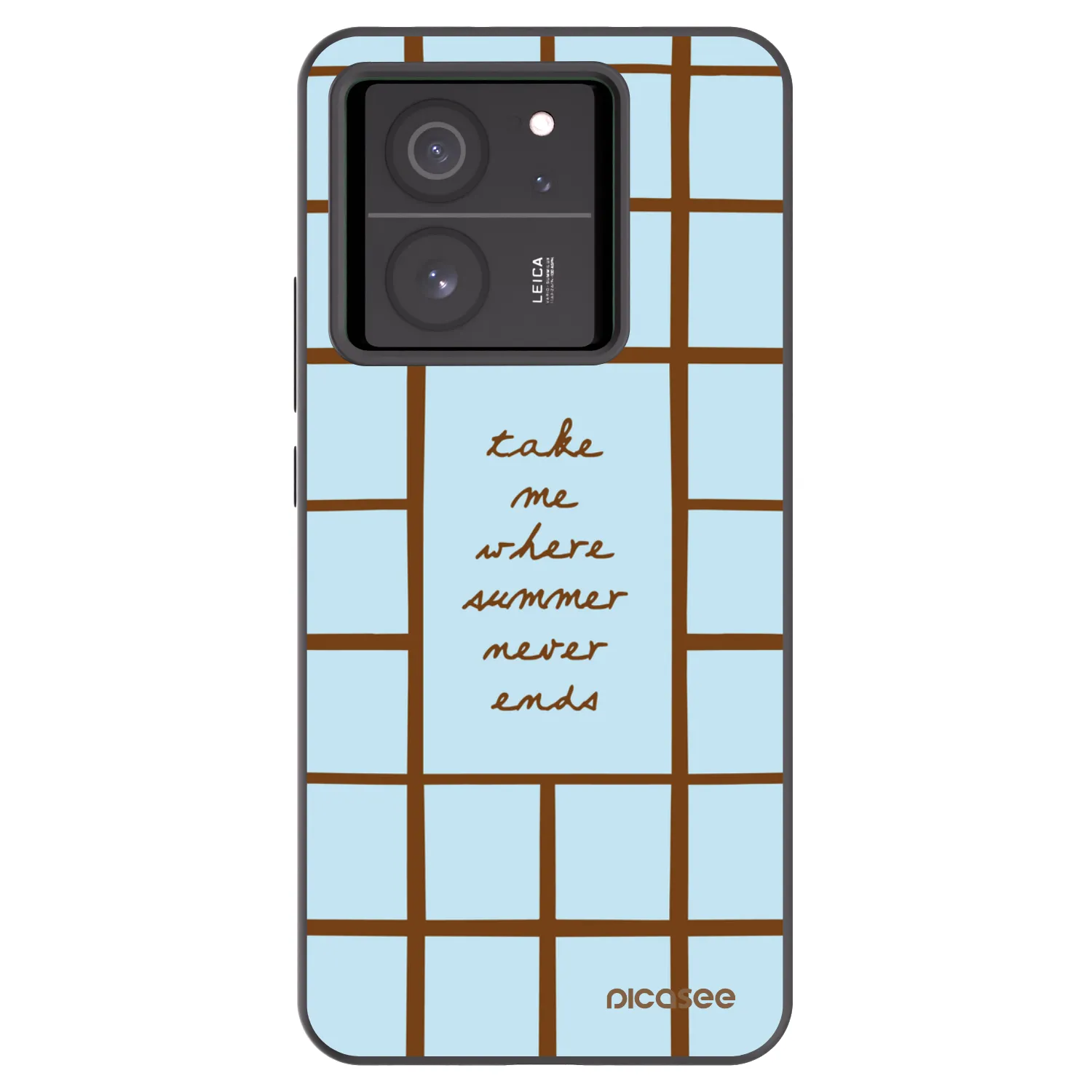 Picasee silikonowe czarne etui na Xiaomi 13T - Shutter Season
