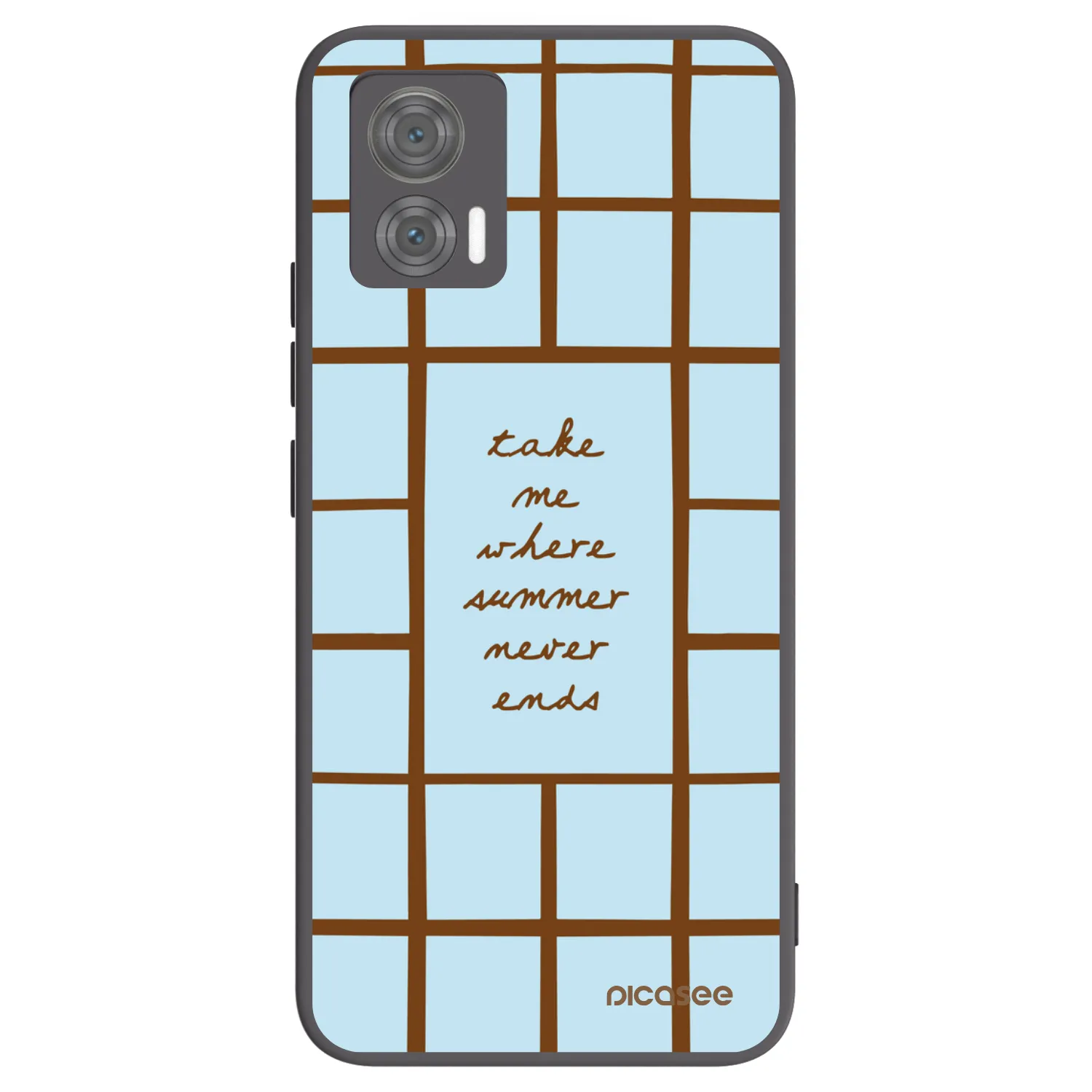 Picasee silikonowe czarne etui na Motorola Edge 30 Neo - Shutter Season