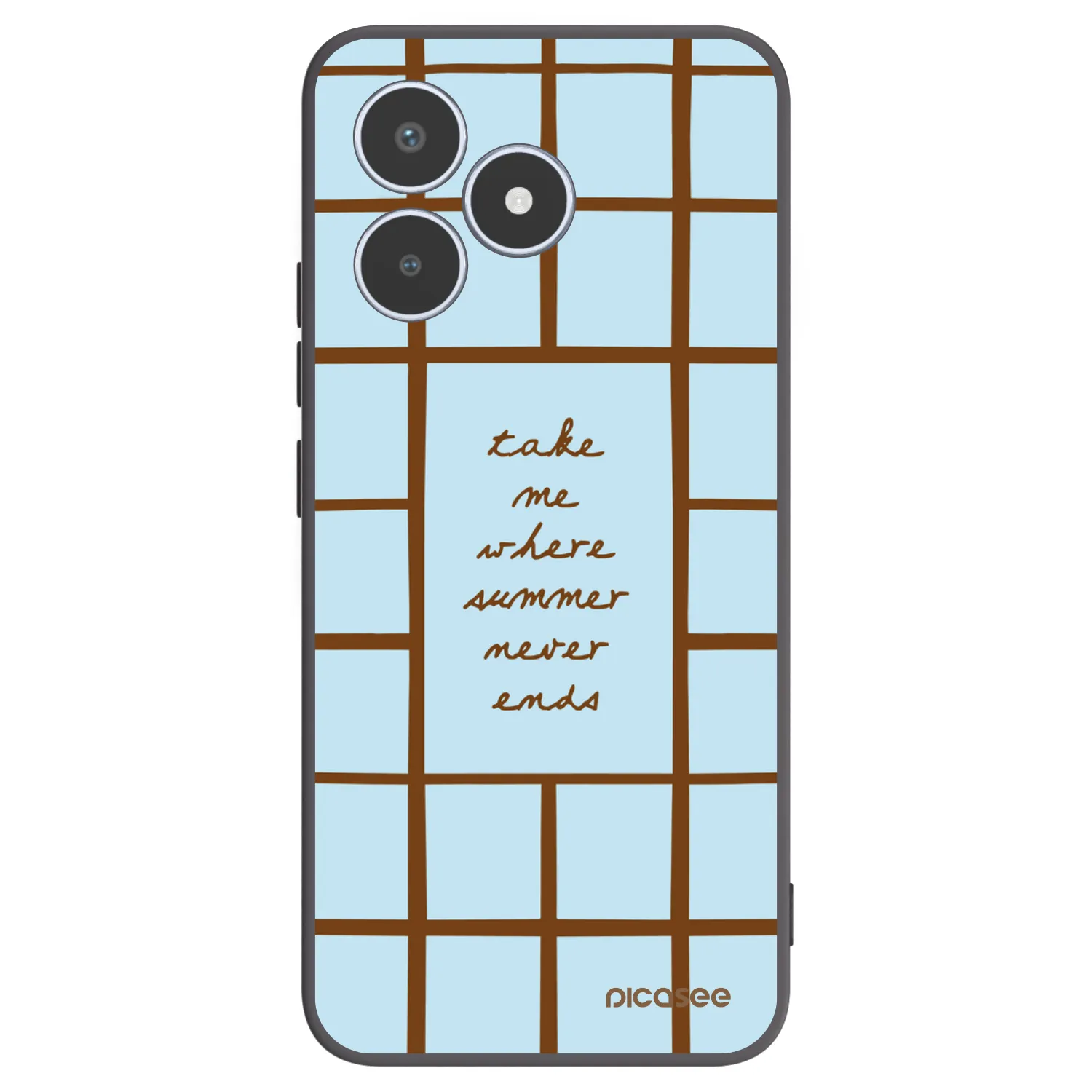Picasee silikonowe czarne etui na Realme C53 - Shutter Season