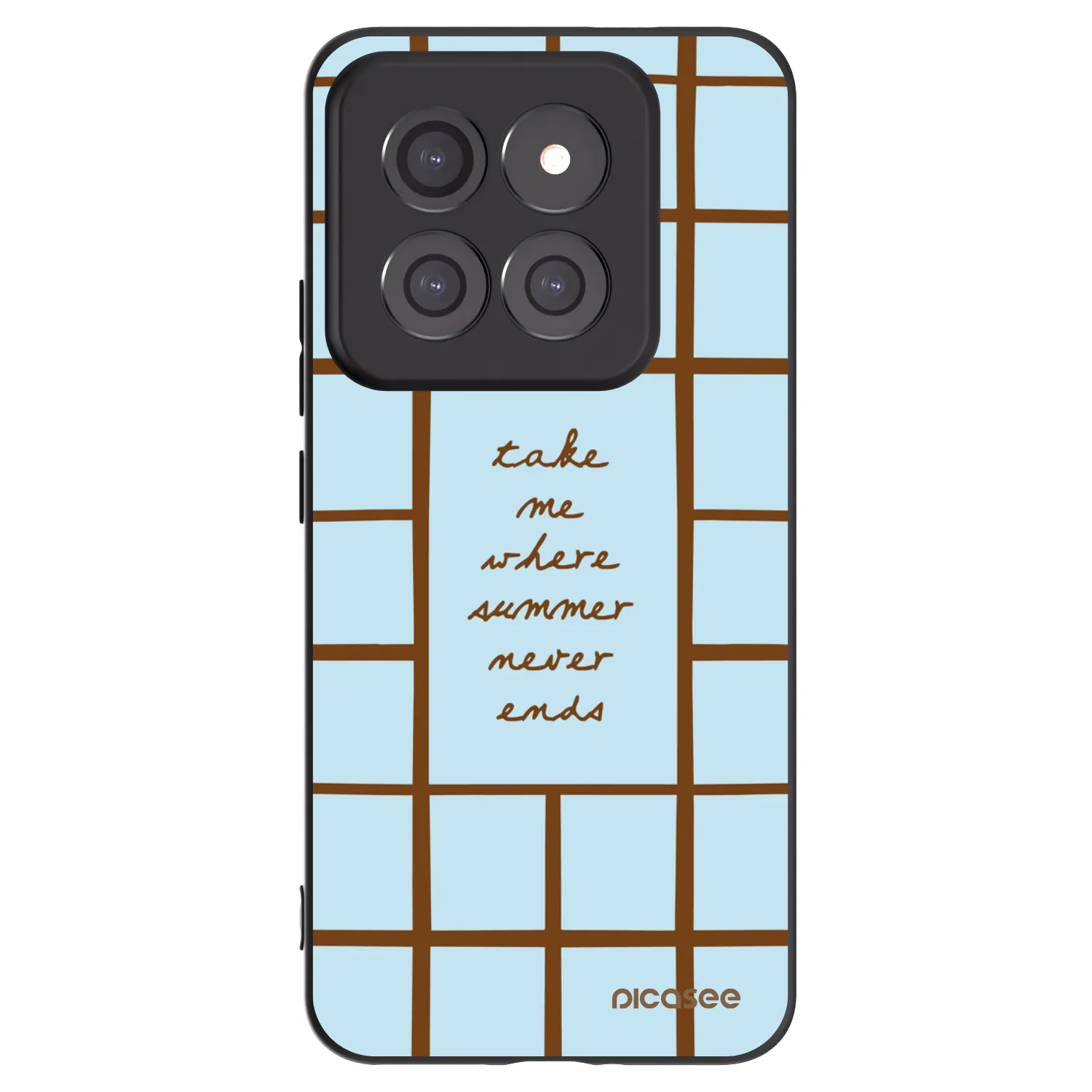 Picasee silikonowe czarne etui na Xiaomi 14 Pro - Shutter Season