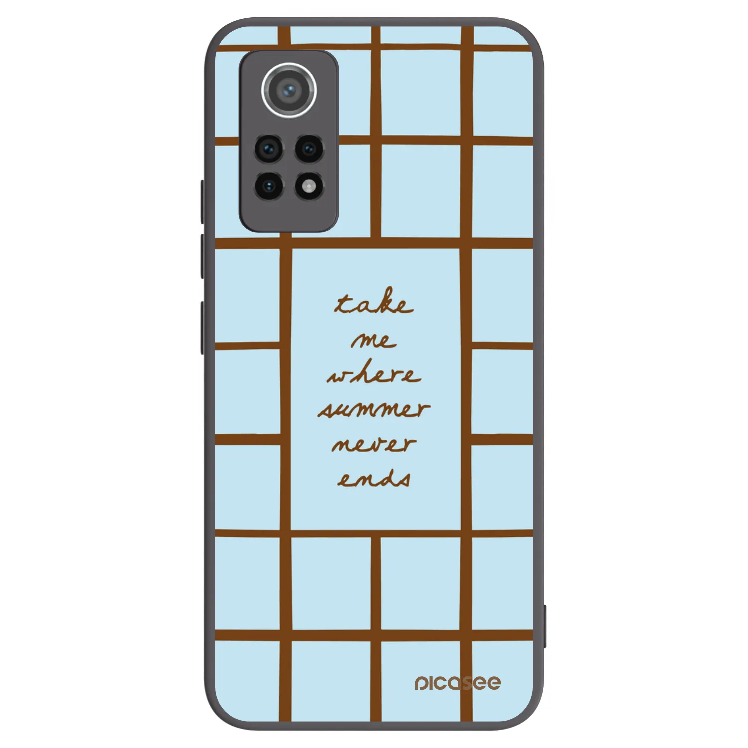 Picasee silikonowe czarne etui na Xiaomi Redmi Note 12 Pro 4G - Shutter Season