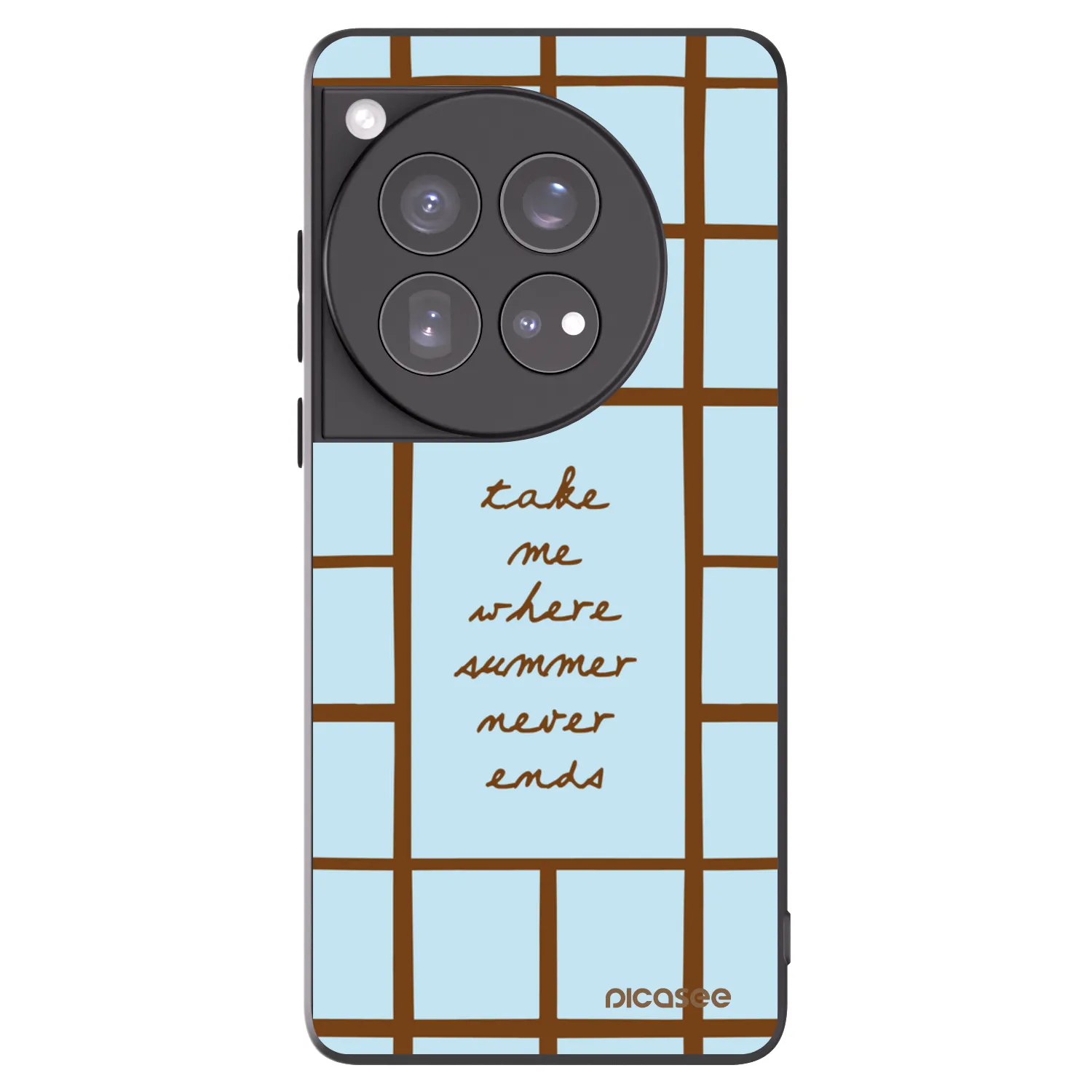 Picasee silikonowe czarne etui na OnePlus 12 5G - Shutter Season