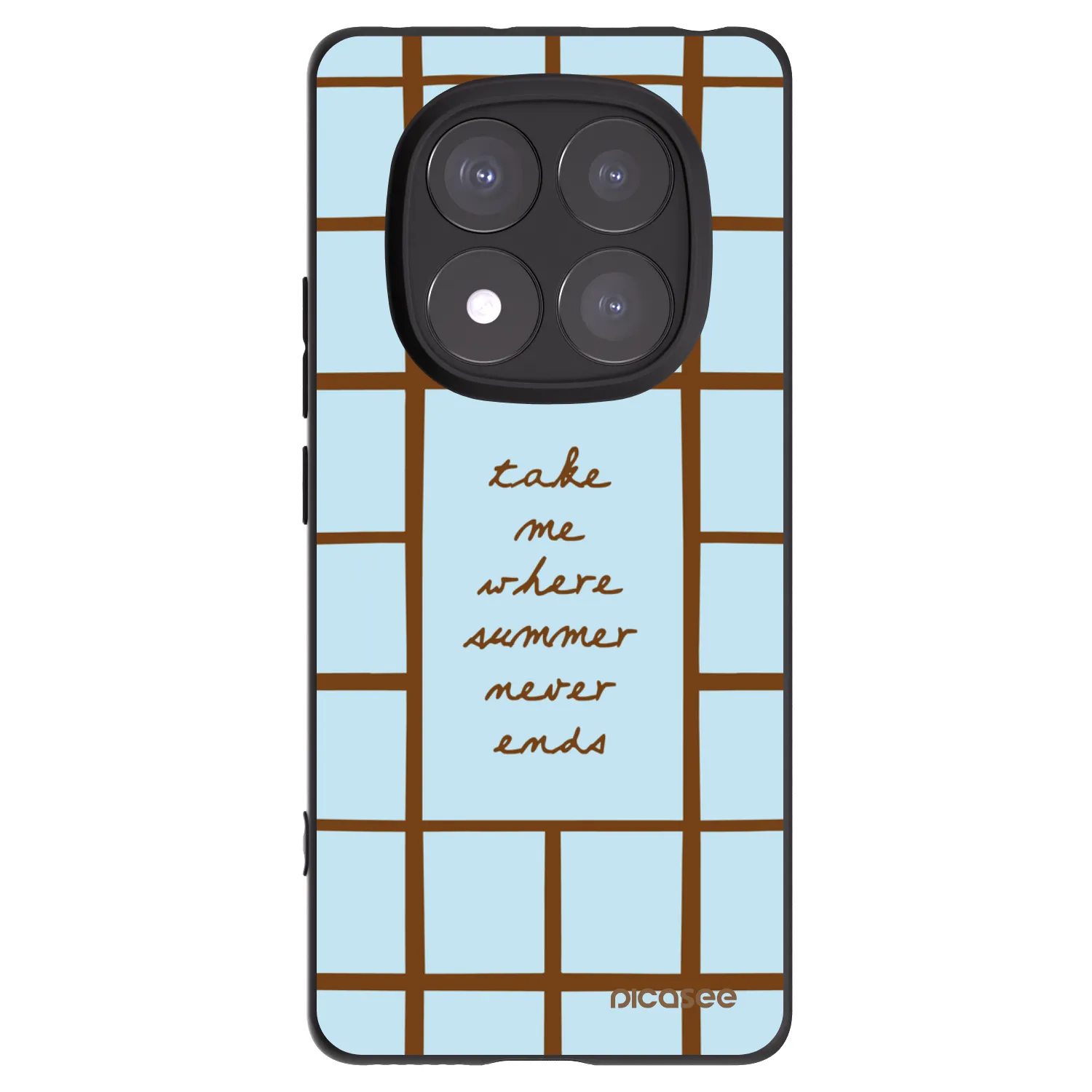 Picasee silikonowe czarne etui na Xiaomi Redmi Note 14 Pro+ 5G - Shutter Season