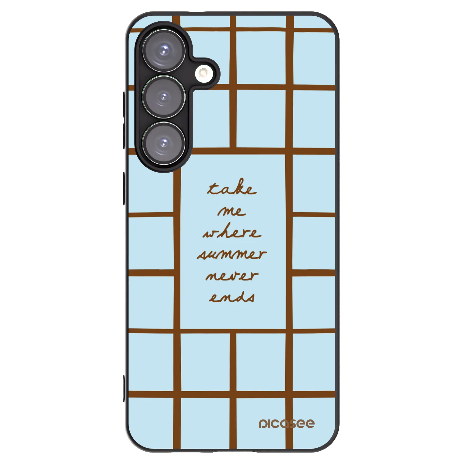 Picasee silikonowe czarne etui na Samsung Galaxy S25+ 5G - Shutter Season