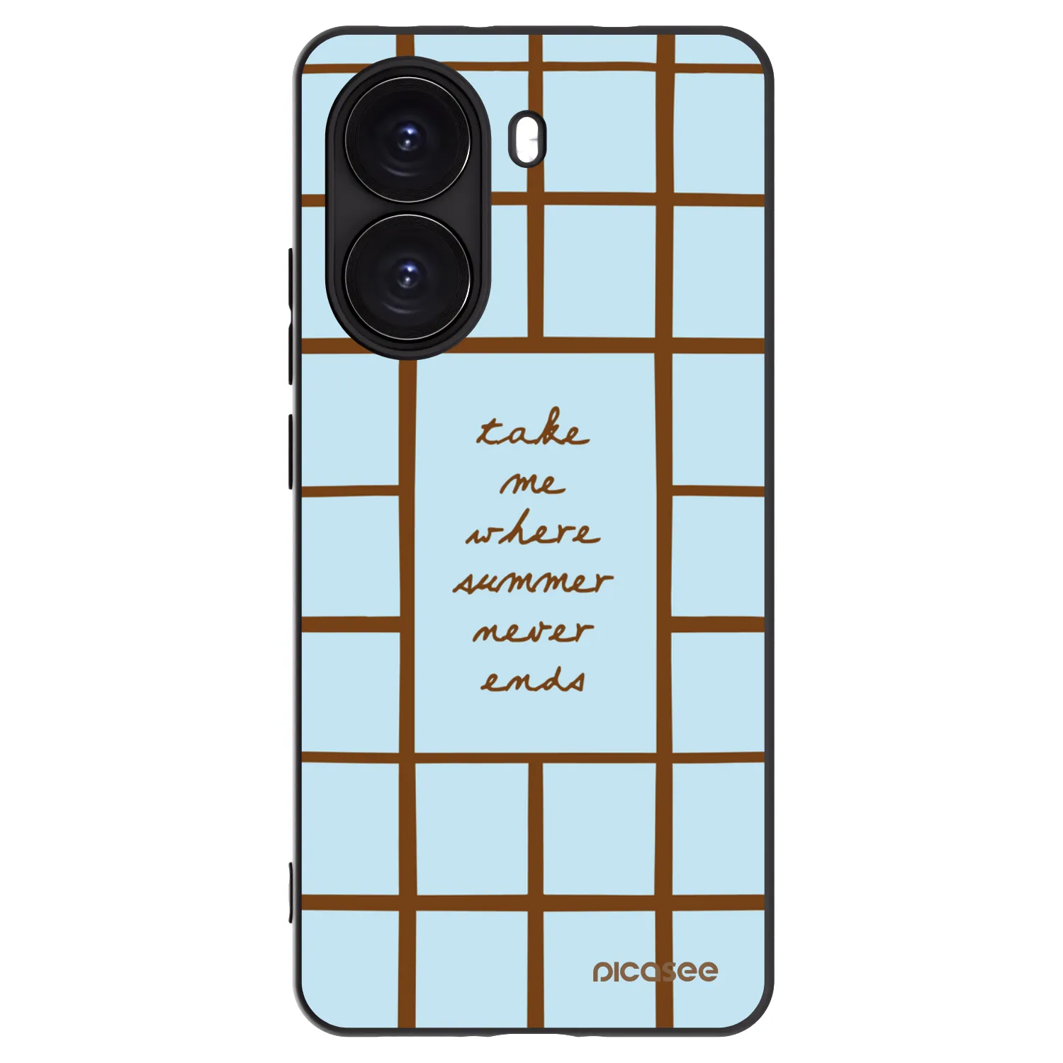 Picasee silikonowe czarne etui na Xiaomi Poco X7 Pro 5G - Shutter Season