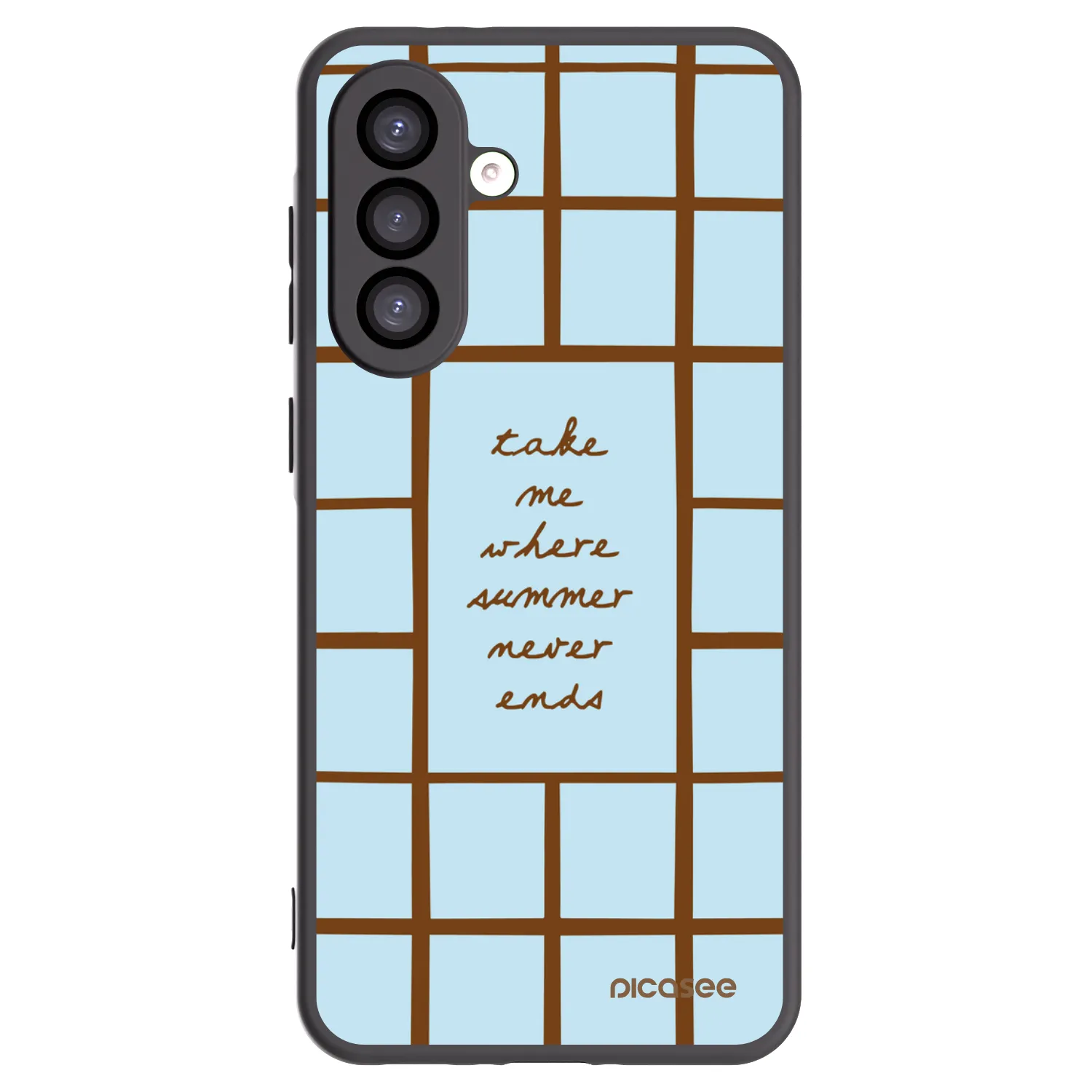 Picasee silikonowe czarne etui na Samsung Galaxy A26 5G A266B - Shutter Season