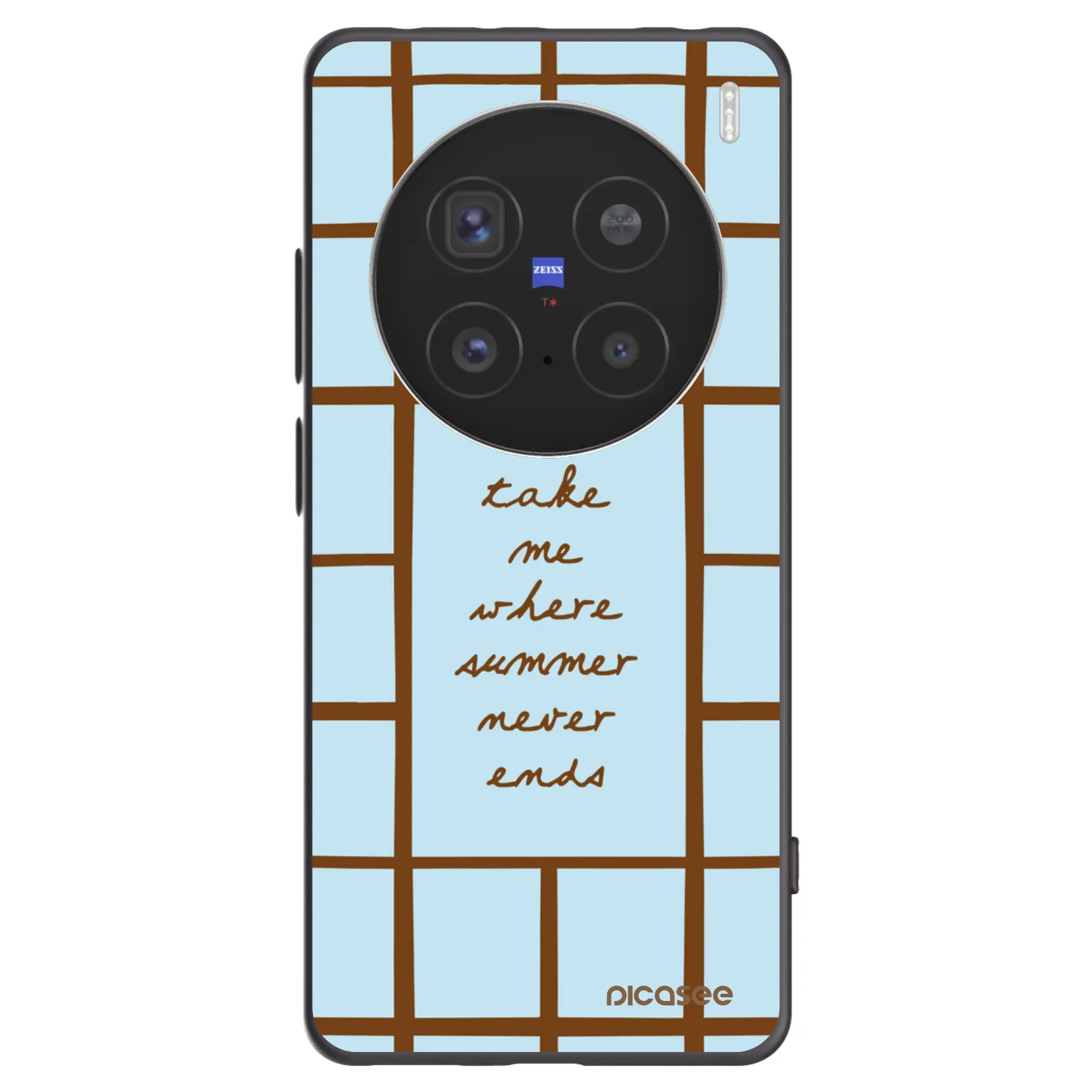 Picasee silikonowe czarne etui na Vivo X200 Pro - Shutter Season