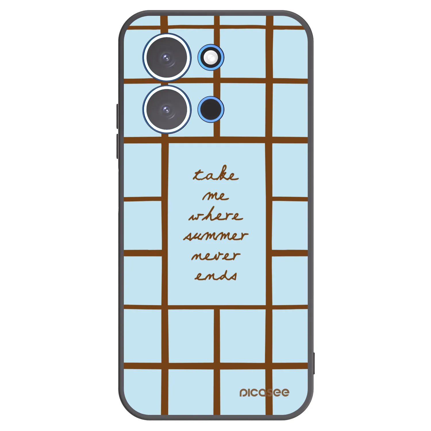 Picasee silikonowe czarne etui na Xiaomi Redmi 15C 4G - Shutter Season