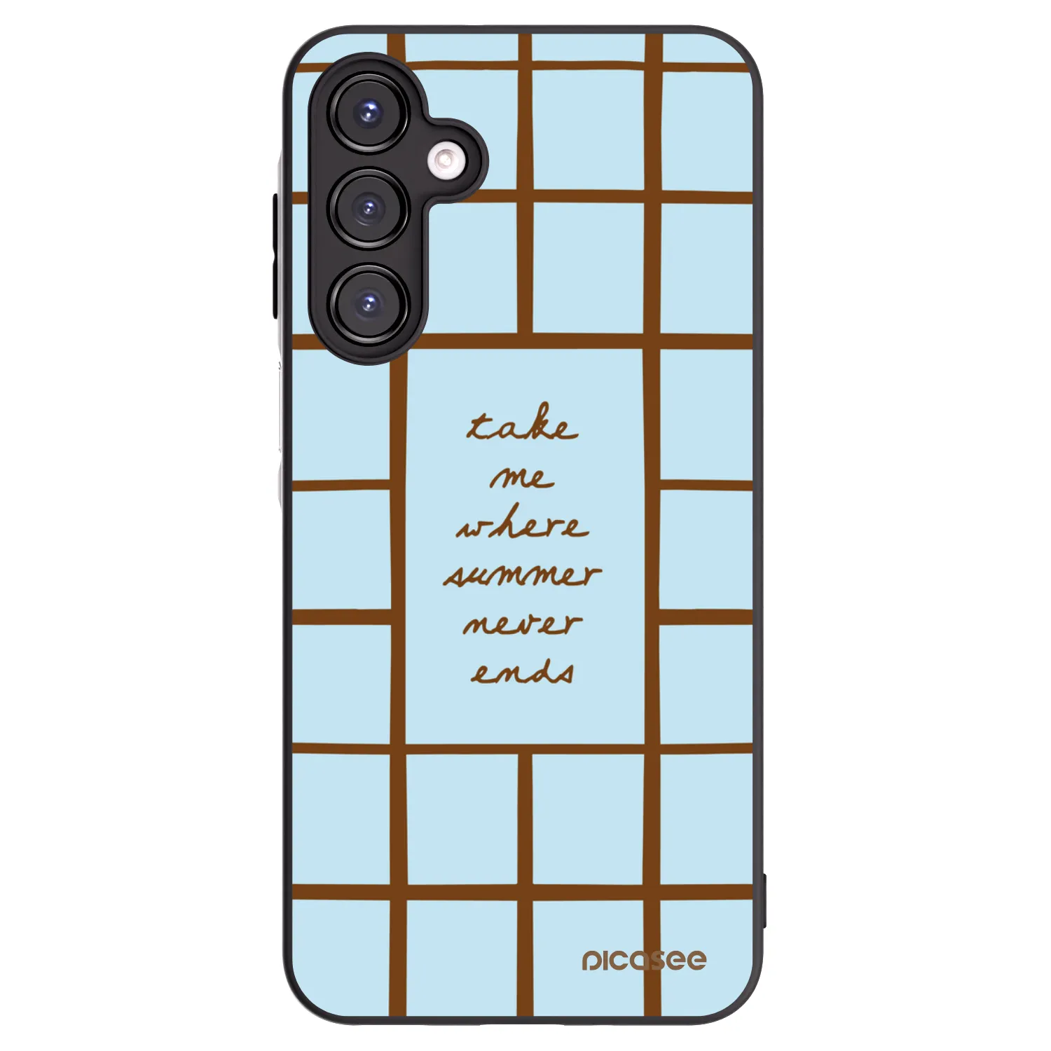 Picasee silikonowe czarne etui na Samsung Galaxy A16 4G - Shutter Season