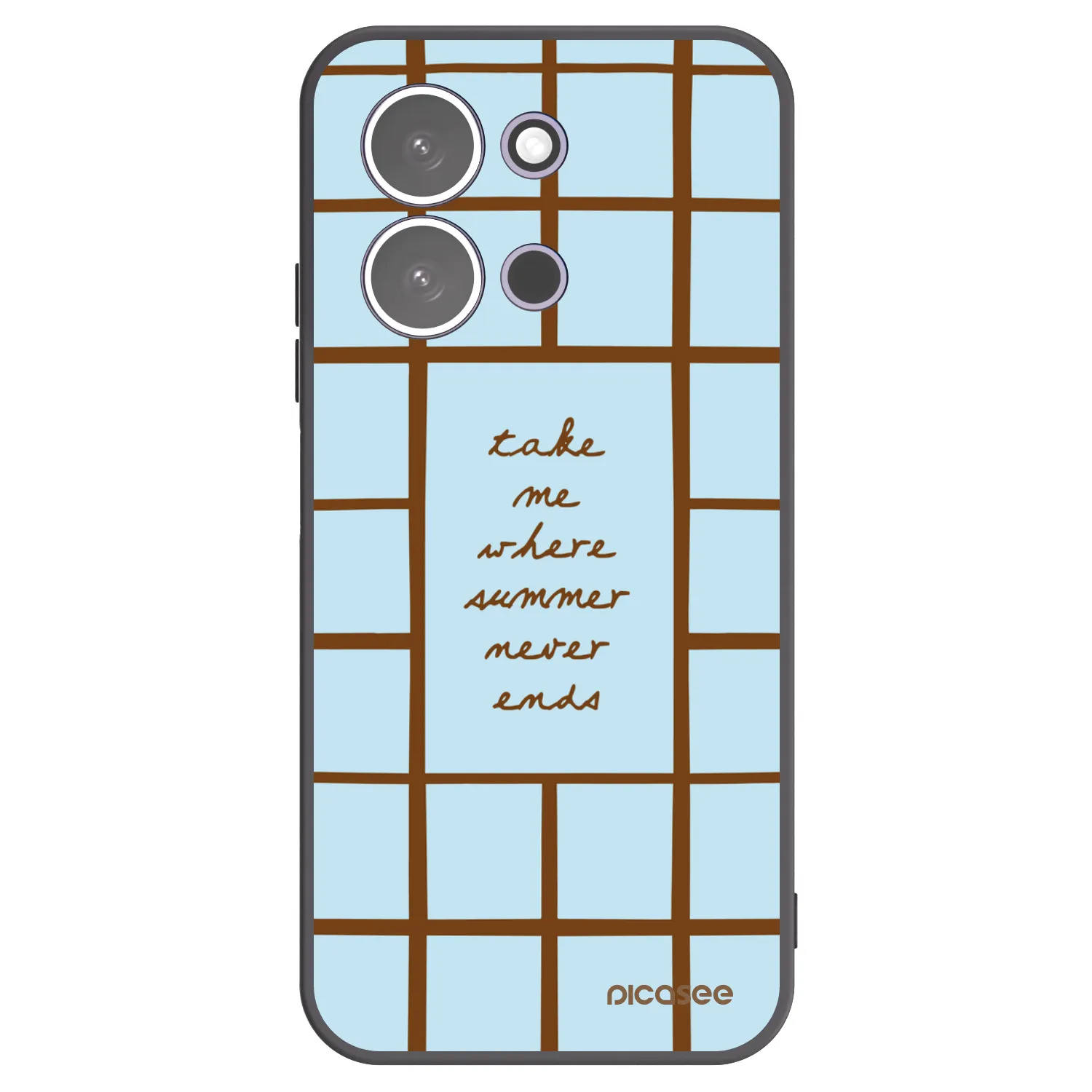 Picasee silikonowe czarne etui na Xiaomi Redmi 15C 5G - Shutter Season