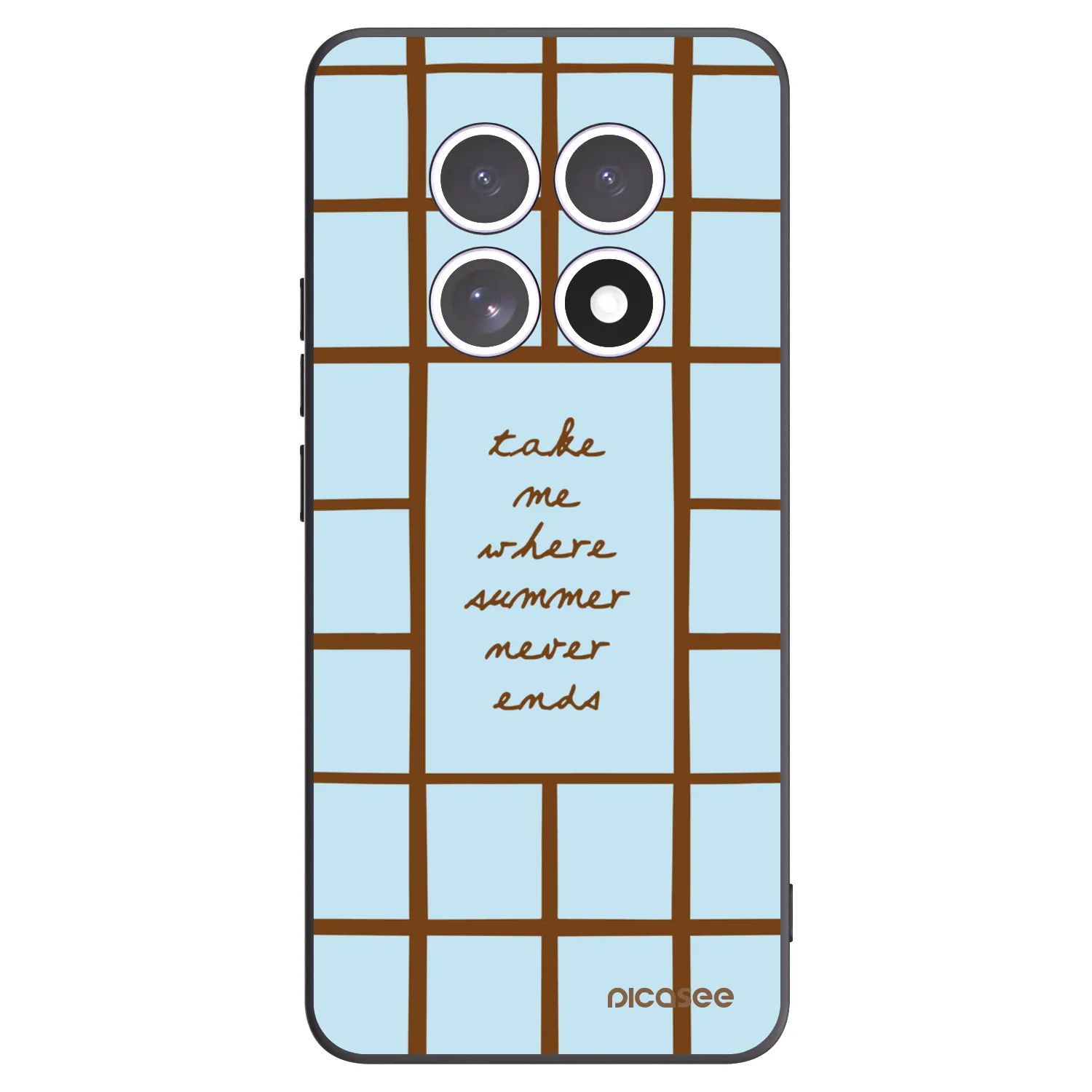 Picasee silikonowe czarne etui na Xiaomi Redmi Note 15 5G - Shutter Season