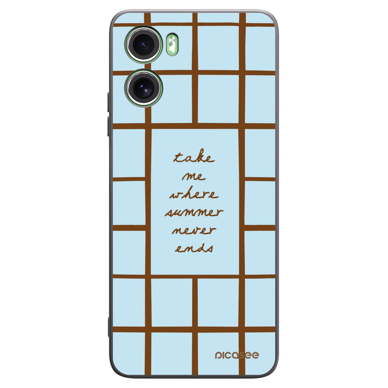 Picasee silikonowe czarne etui na Motorola Moto G06 - Shutter Season