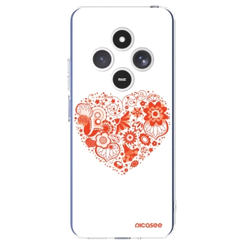 Picasee silikonowe przeźroczyste etui na Xiaomi Redmi 14C - Big heart